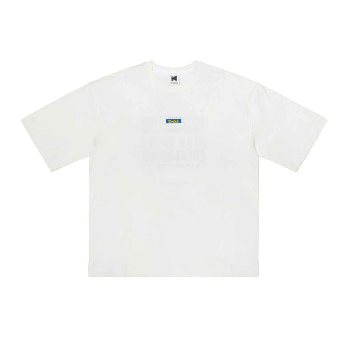 코닥(KODAK) 에센셜 빅그래픽 반팔티셔츠 WHITE