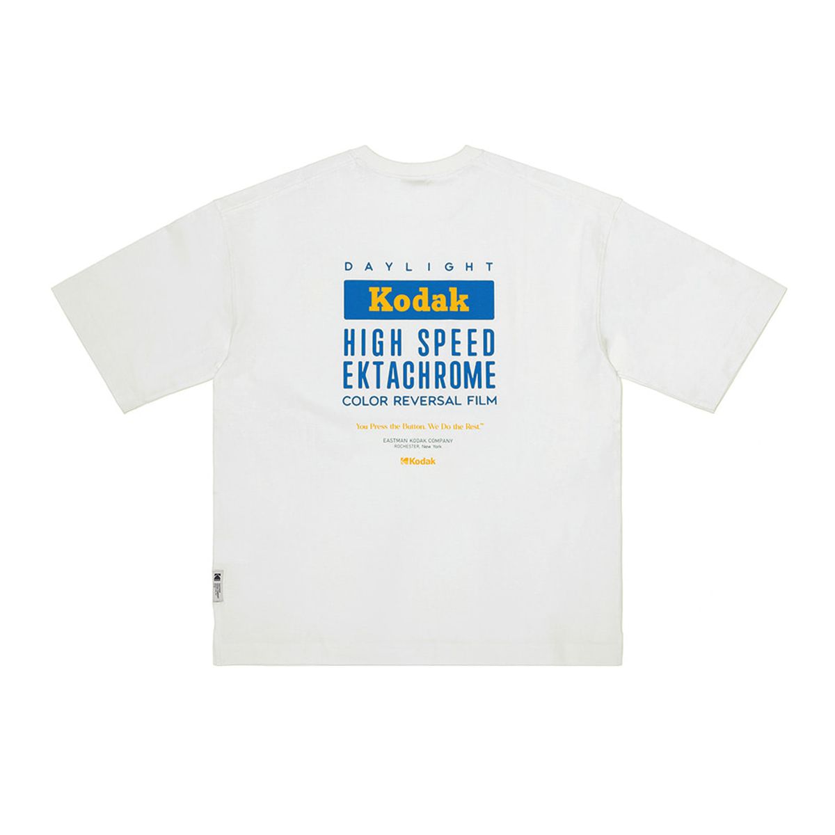 코닥(KODAK) 에센셜 빅그래픽 반팔티셔츠 WHITE