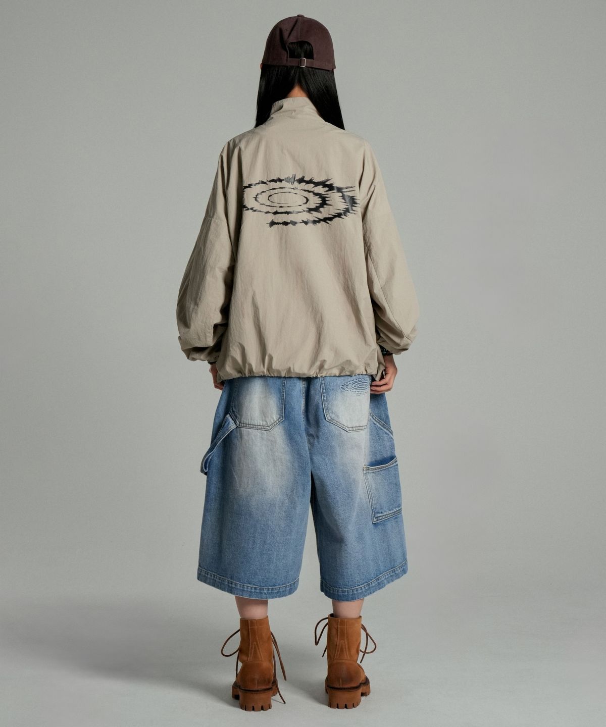 아이돈워너셀(IDWS) Blaze Maxi Carpenter Bermuda Shorts Indigo