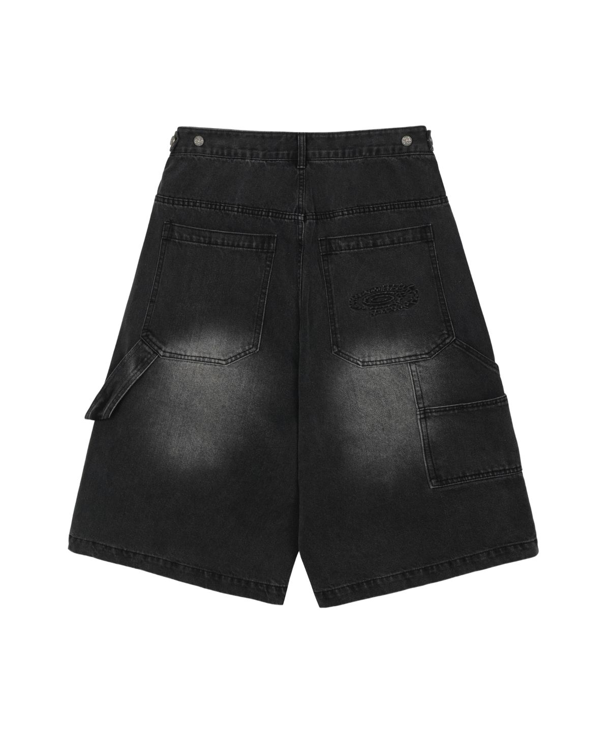 아이돈워너셀(IDWS) Blaze Maxi Carpenter Bermuda Shorts Black