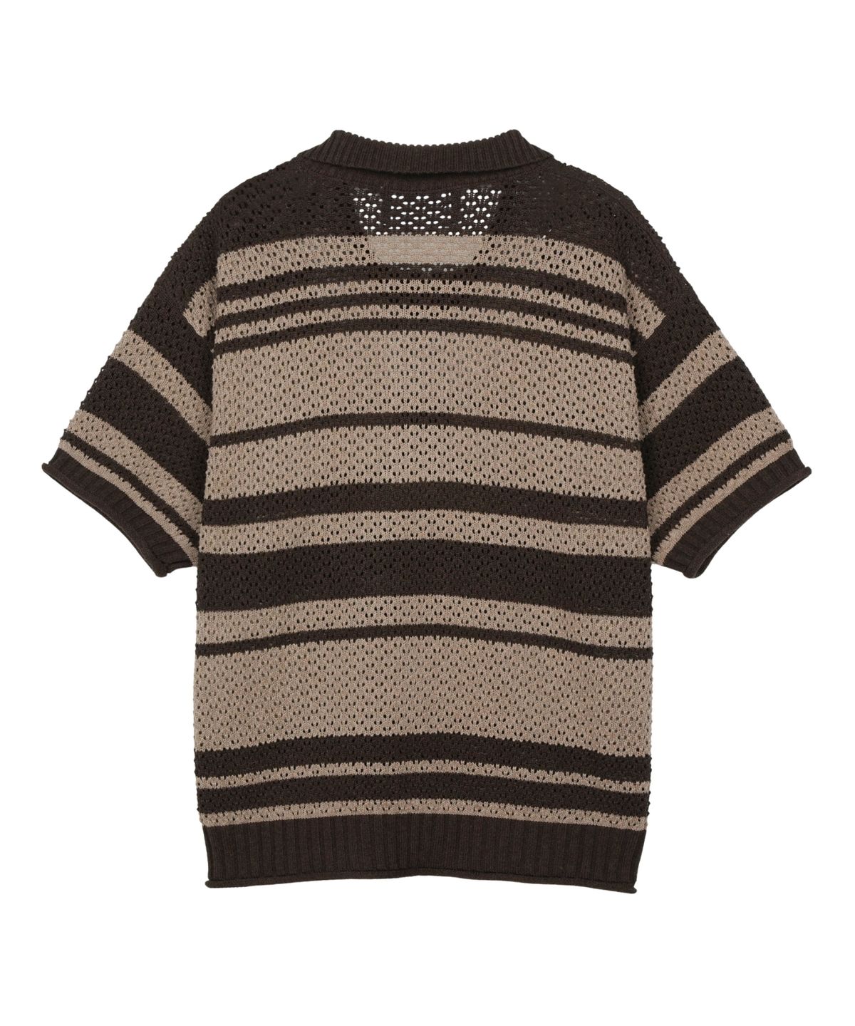 아이돈워너셀(IDWS) Sahara Collar Half-Knit Brown/Beige