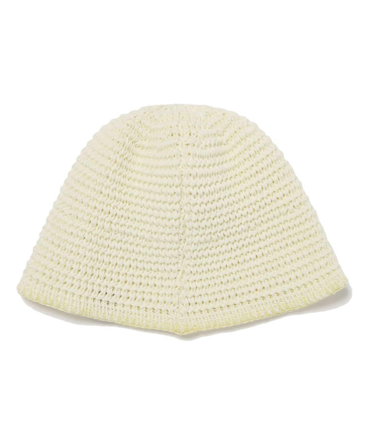 위캔더스(WKNDRS) FLORAL KNIT BUCKET HAT (IVORY)