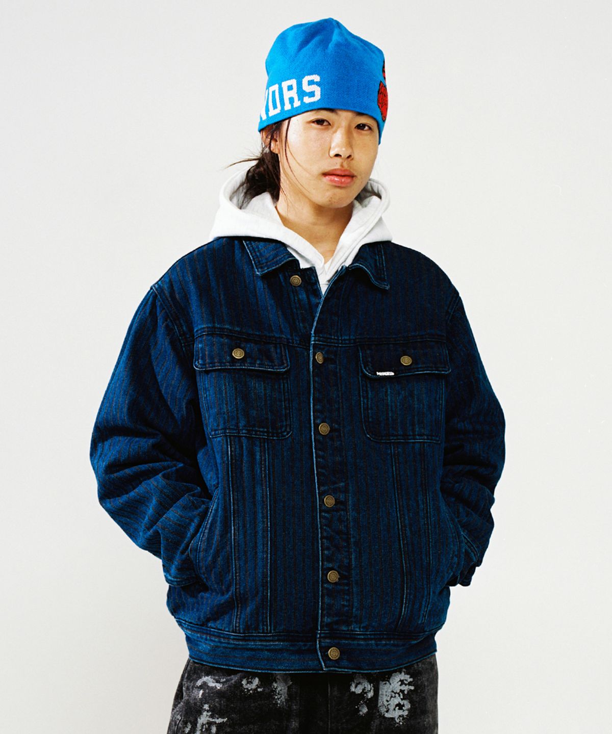 위캔더스(WKNDRS) GUARDIAN CAP BEANIE (BLUE)