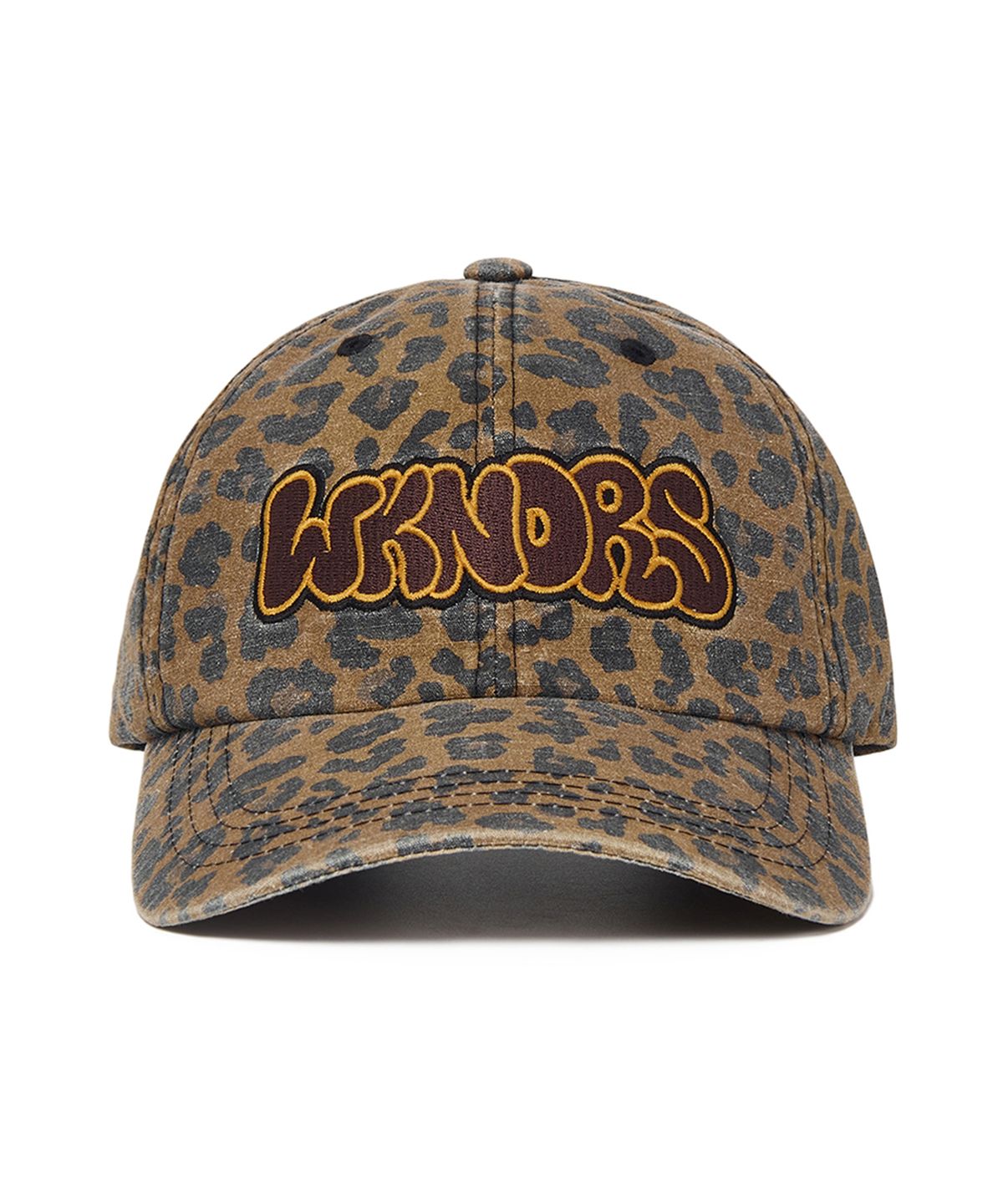 위캔더스(WKNDRS) GRAFFITI LOGO CAP (BROWN)