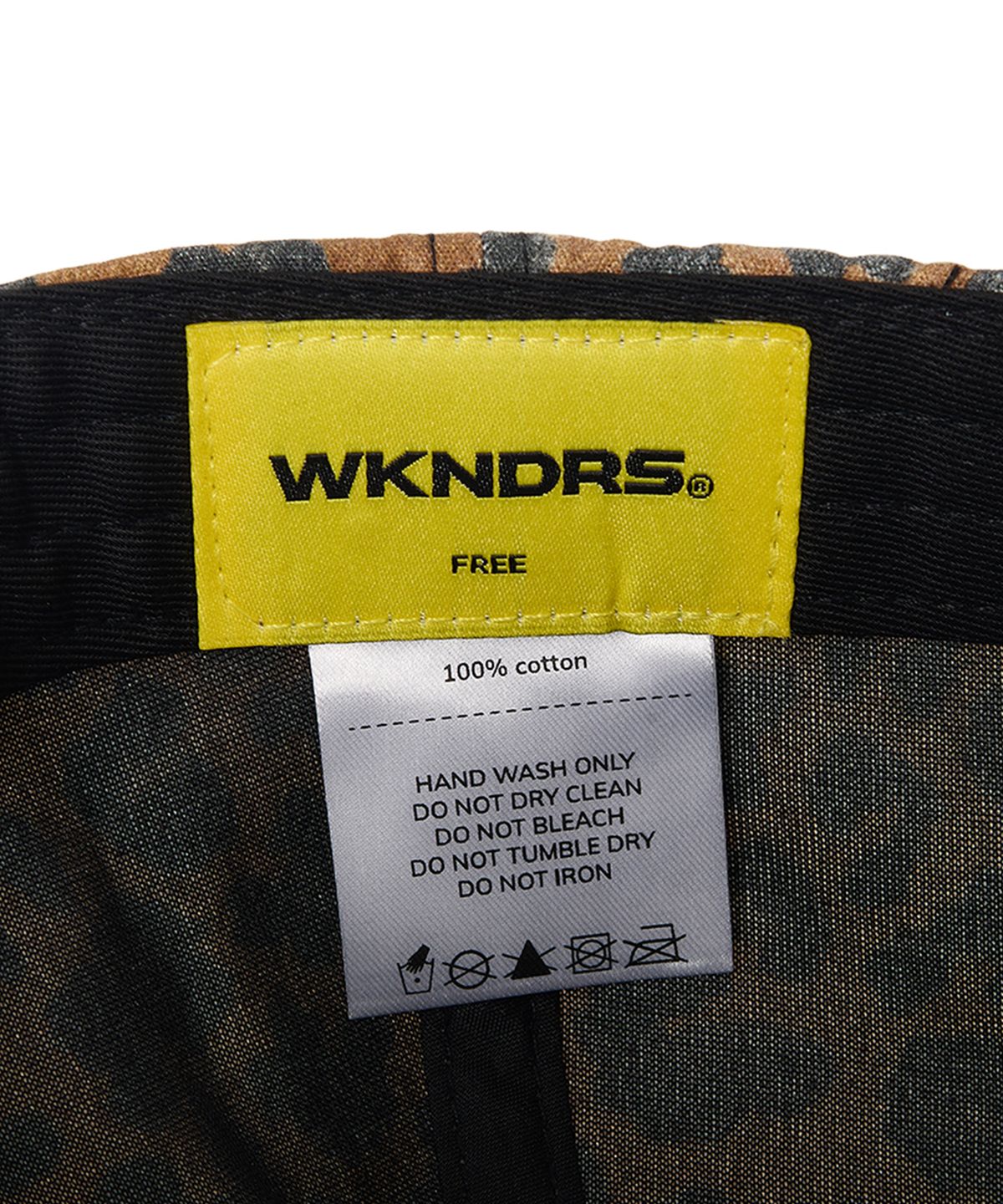 위캔더스(WKNDRS) GRAFFITI LOGO CAP (BROWN)