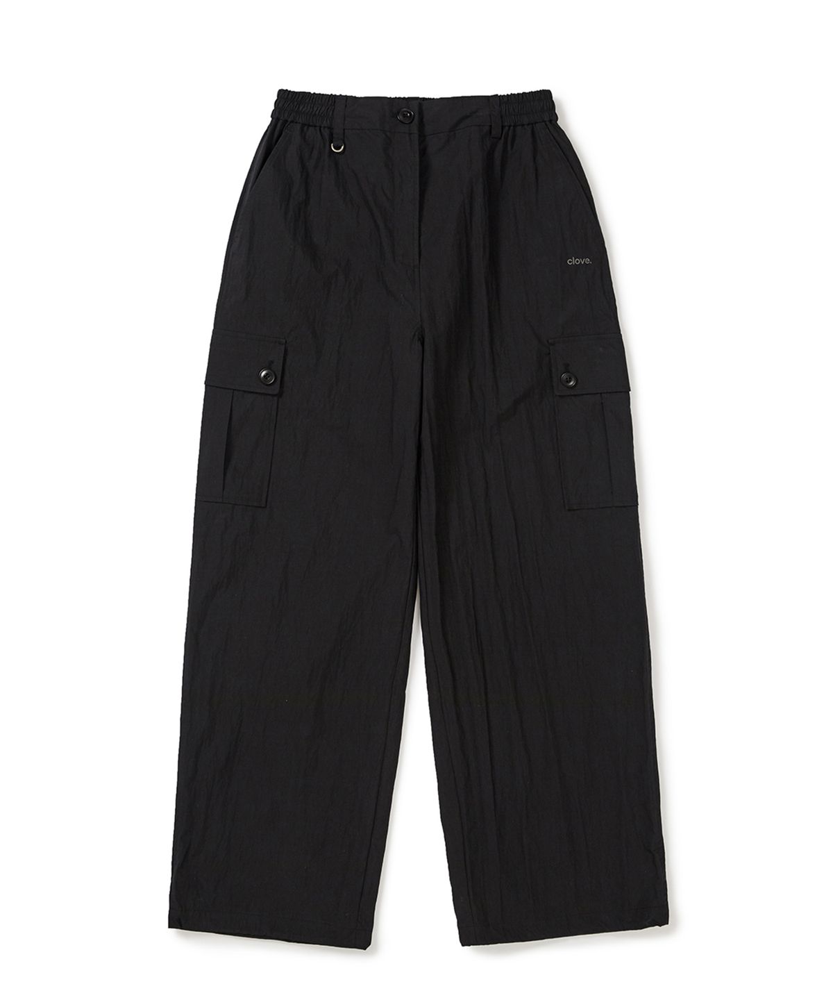 클로브(CLOVE) [25SS clove] Parachute Cargo Pants (Black)