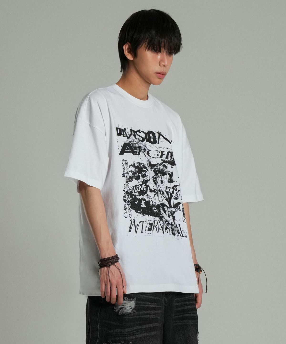 아이돈워너셀(IDWS) Mirage Index T-Shirt White