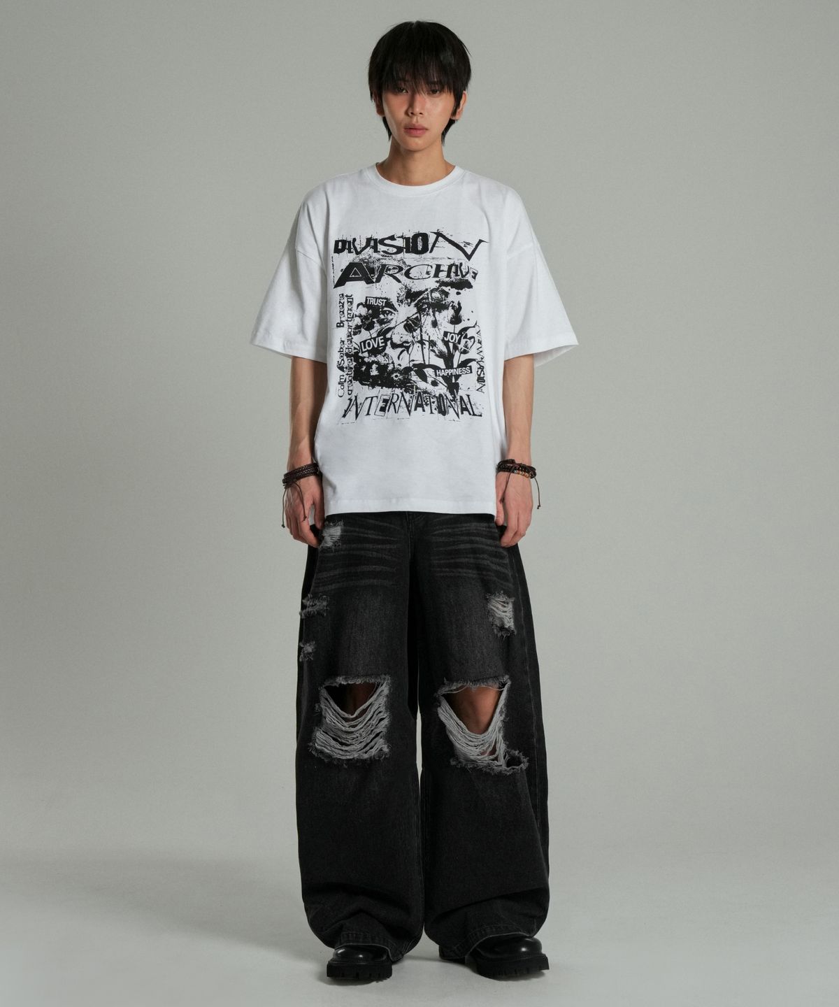아이돈워너셀(IDWS) Mirage Index T-Shirt White