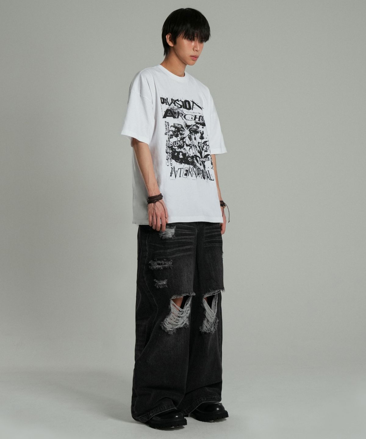 아이돈워너셀(IDWS) Mirage Index T-Shirt White