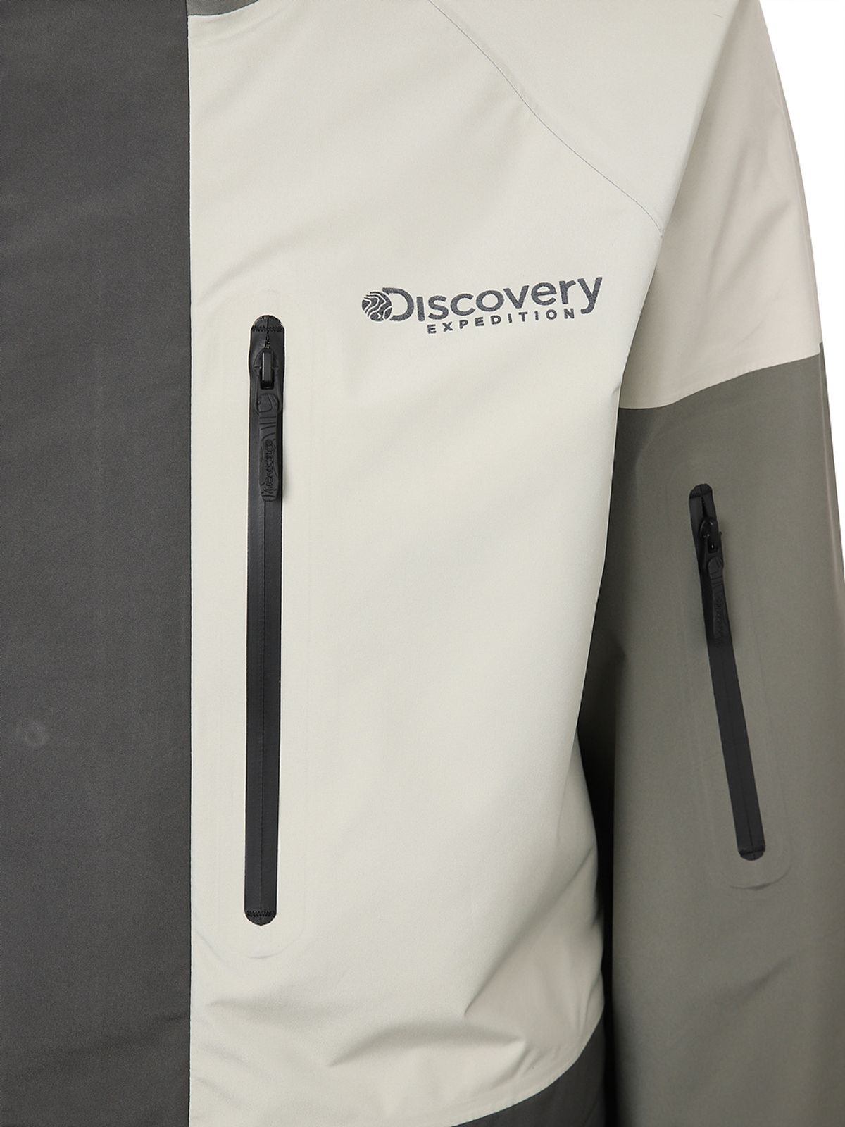 디스커버리 익스페디션(DISCOVERY EXPEDITION) 남성 고어텍스 팩라이트 2.5L 컬러블럭 방수자켓 (BEIGE2)