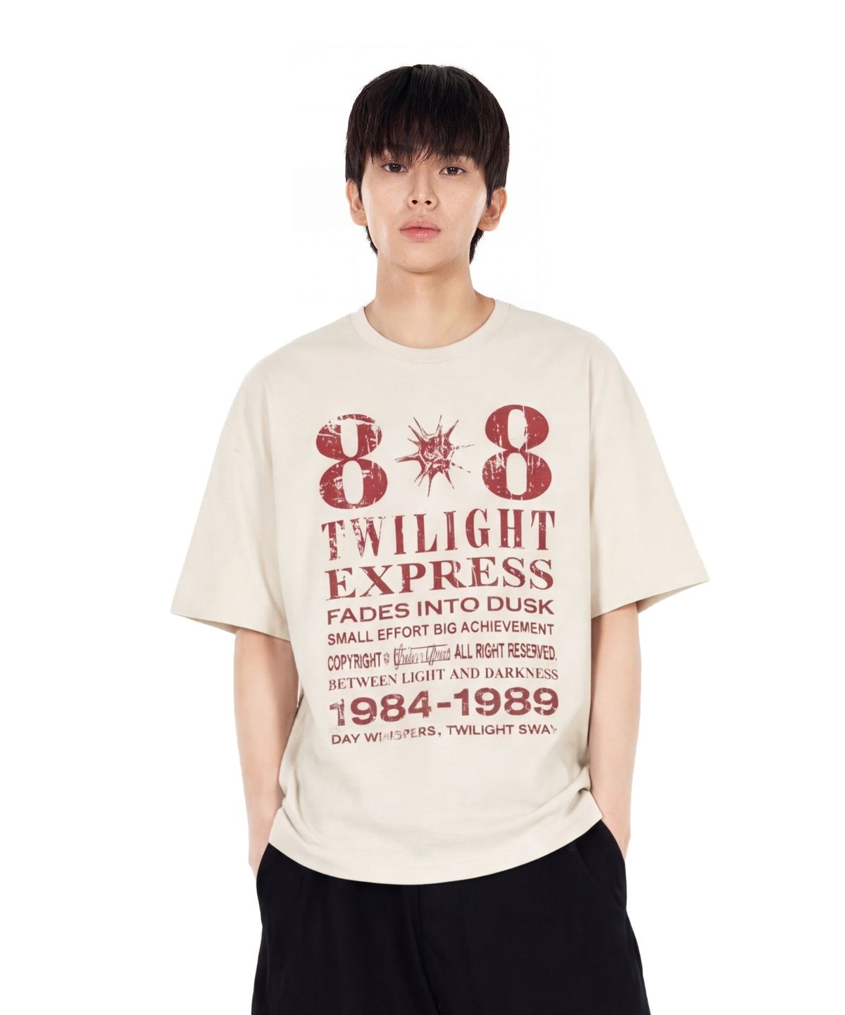 아이돈워너셀(IDWS) Novichi T-Shirt Ivory