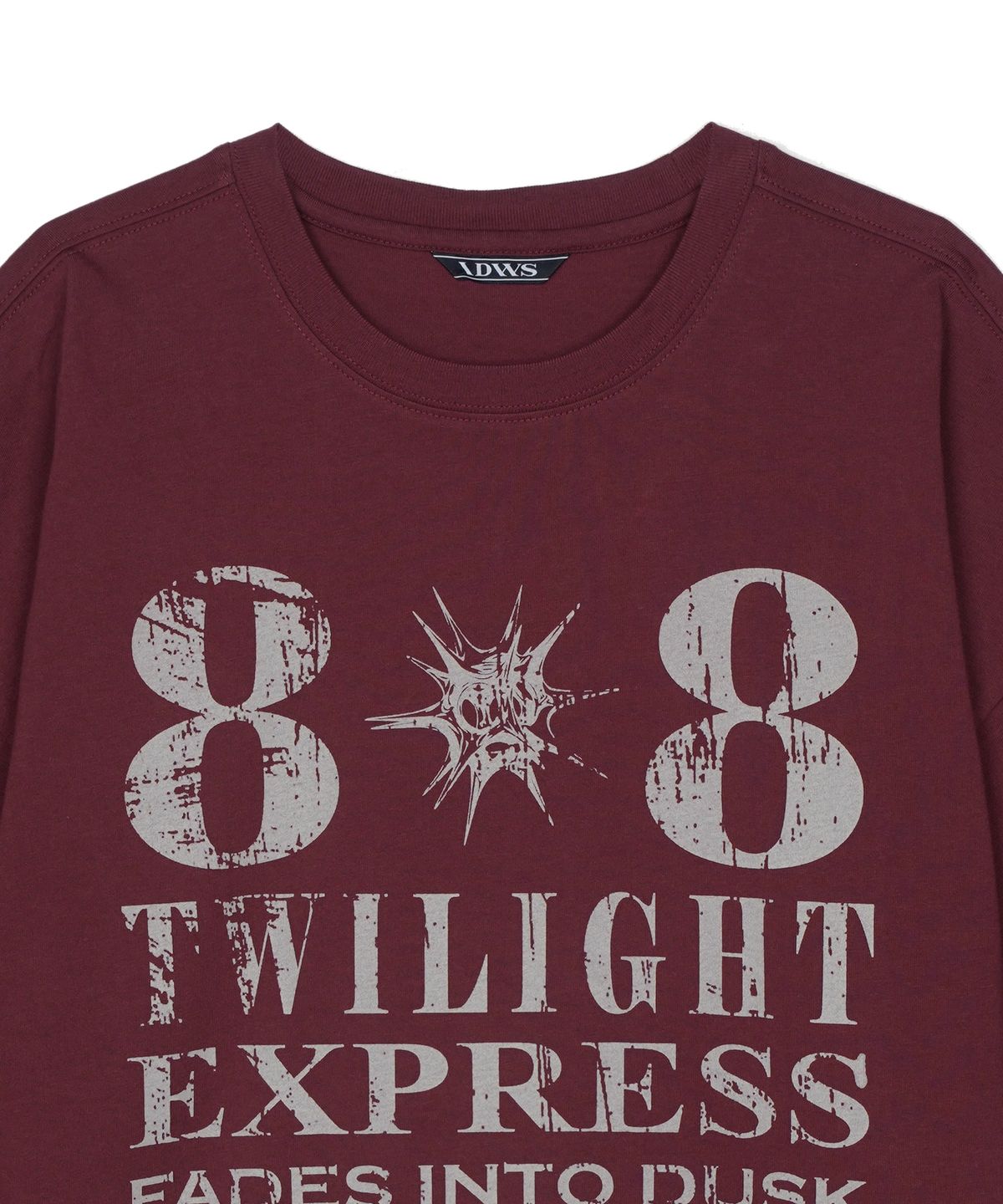 아이돈워너셀(IDWS) Novichi T-Shirt Burgundy