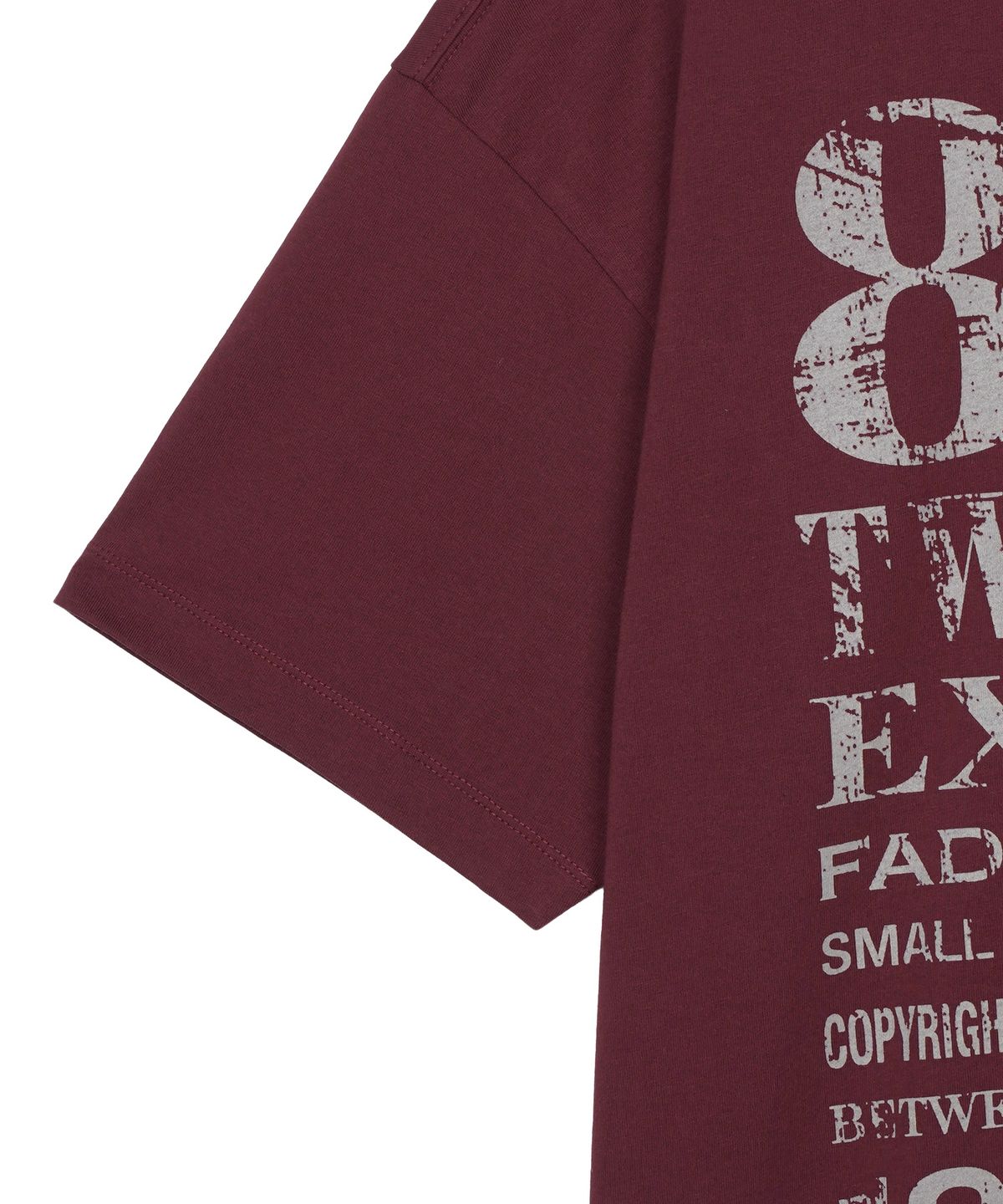 아이돈워너셀(IDWS) Novichi T-Shirt Burgundy