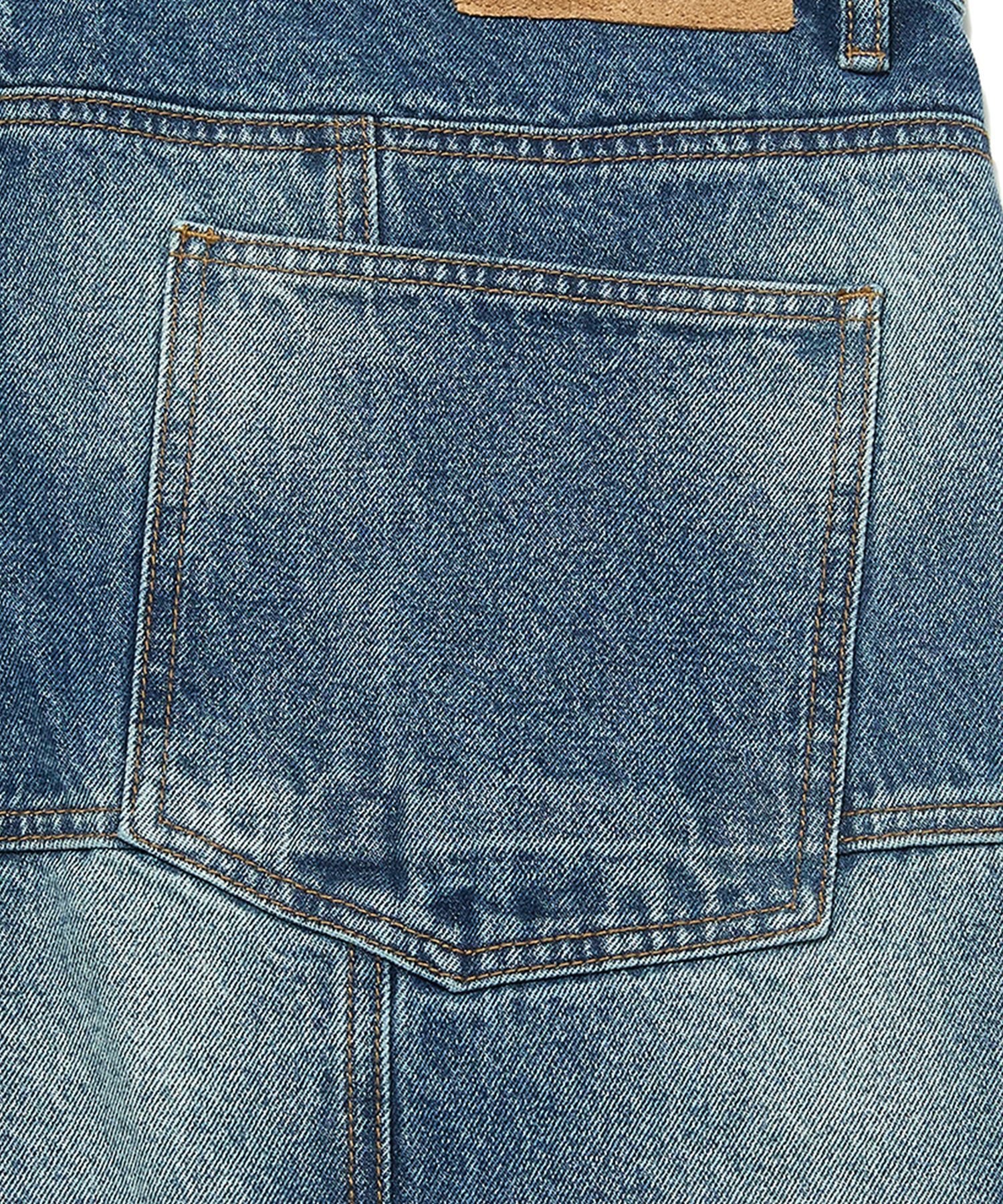 ★2025SS新作★WKNDRS★PATCH WORK DENIM SHORTS MUSINSA | WKNDRS PATCH WORK DENIM SHORTS (DENIM)
