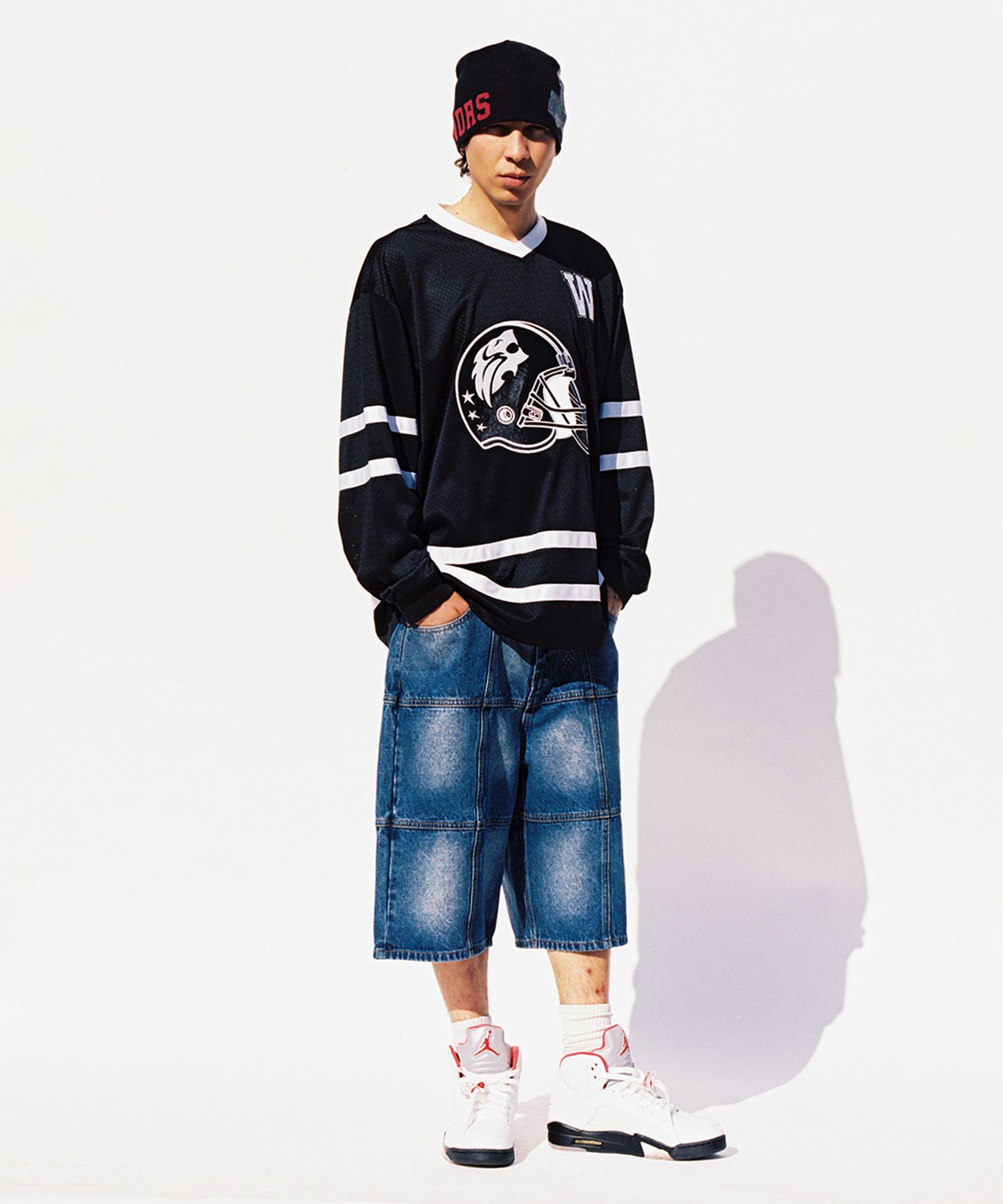 ★2025SS新作★WKNDRS★PATCH WORK DENIM SHORTS PATCH WORK DENIM SHORTS (DENIM) - WKNDRS | 60% - Asian