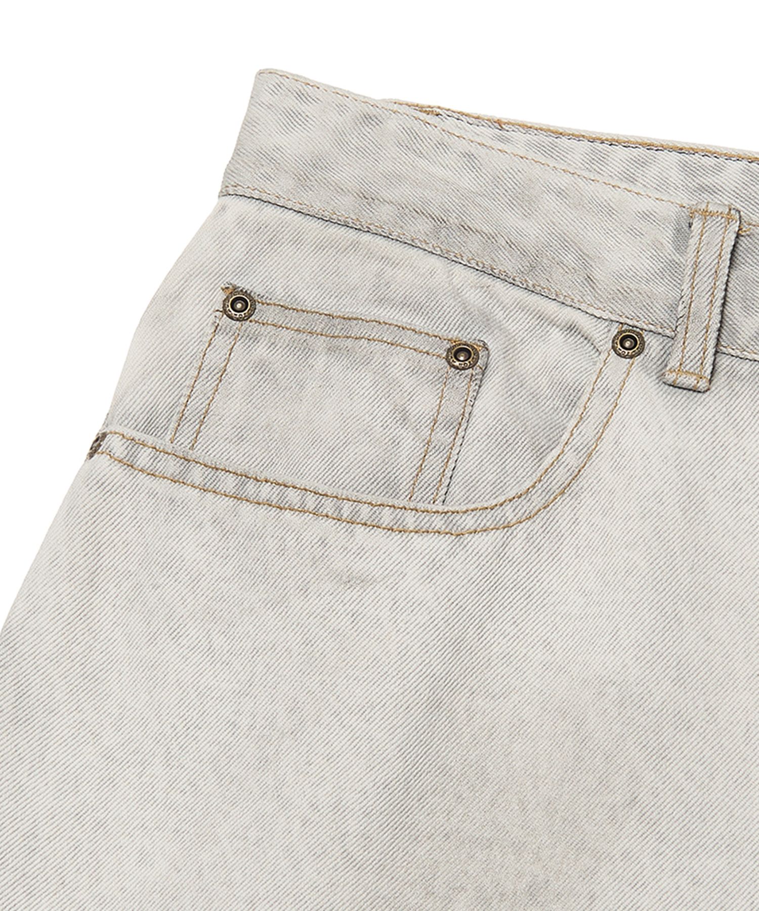 [WKNDRS] FACE DENIM PANTS★デニム MUSINSA | WKNDRS FACE DENIM PANTS (S.GREY)