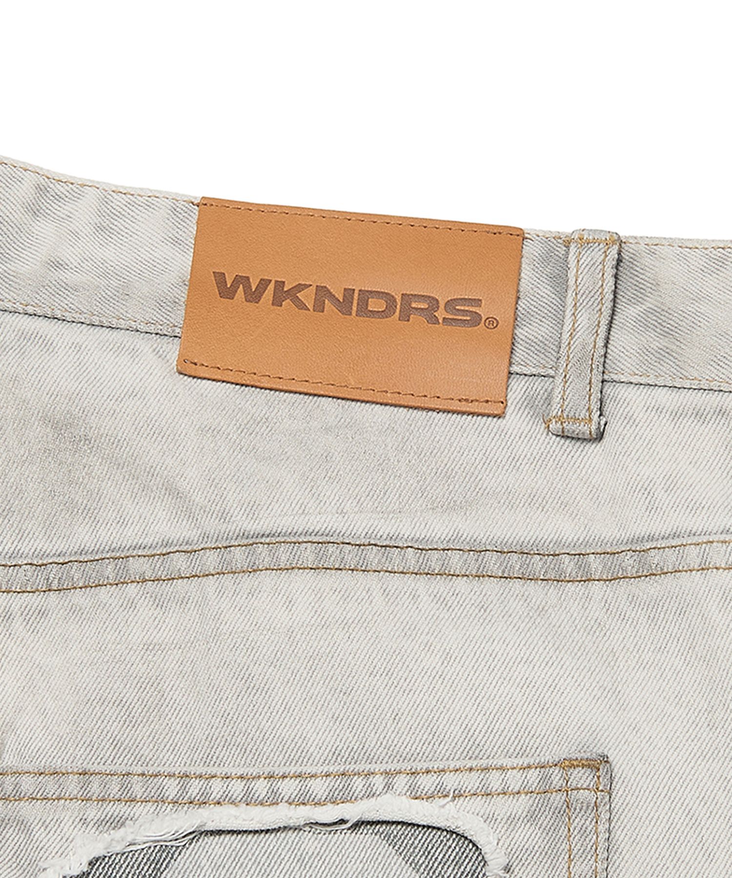 MUSINSA | WKNDRS FACE DENIM PANTS (S.GREY)
