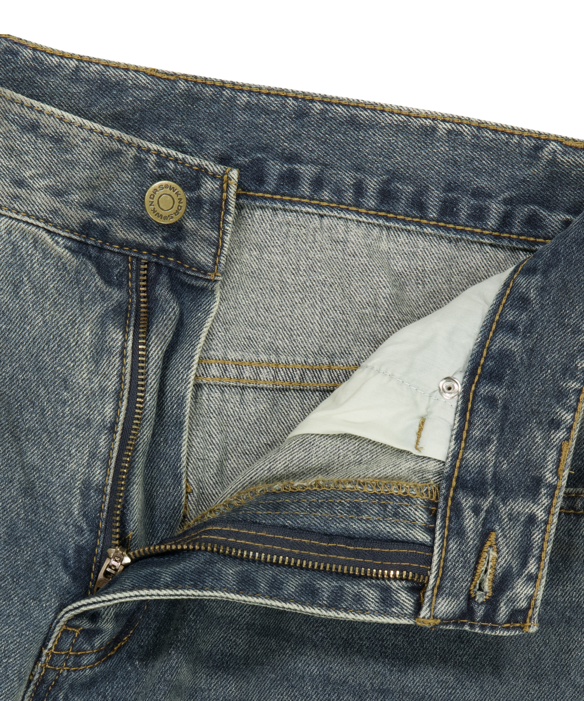 위캔더스(WKNDRS) FACE DENIM PANTS (DENIM)