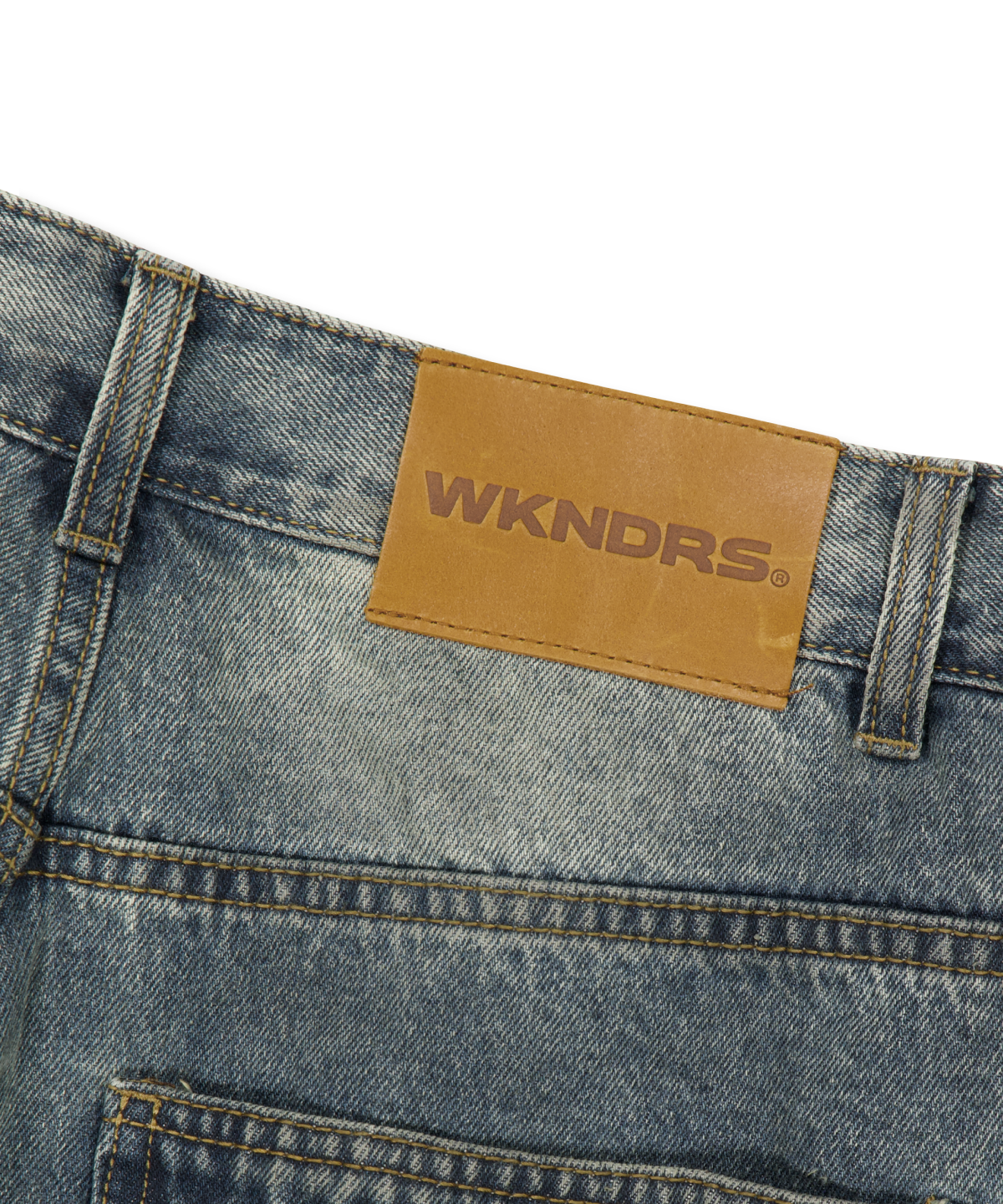 위캔더스(WKNDRS) FACE DENIM PANTS (DENIM)