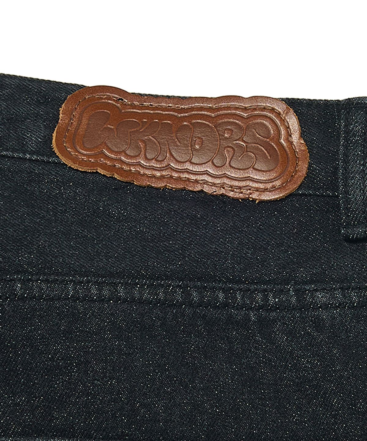 위캔더스(WKNDRS) FLORAL DENIM PANTS (BLACK)