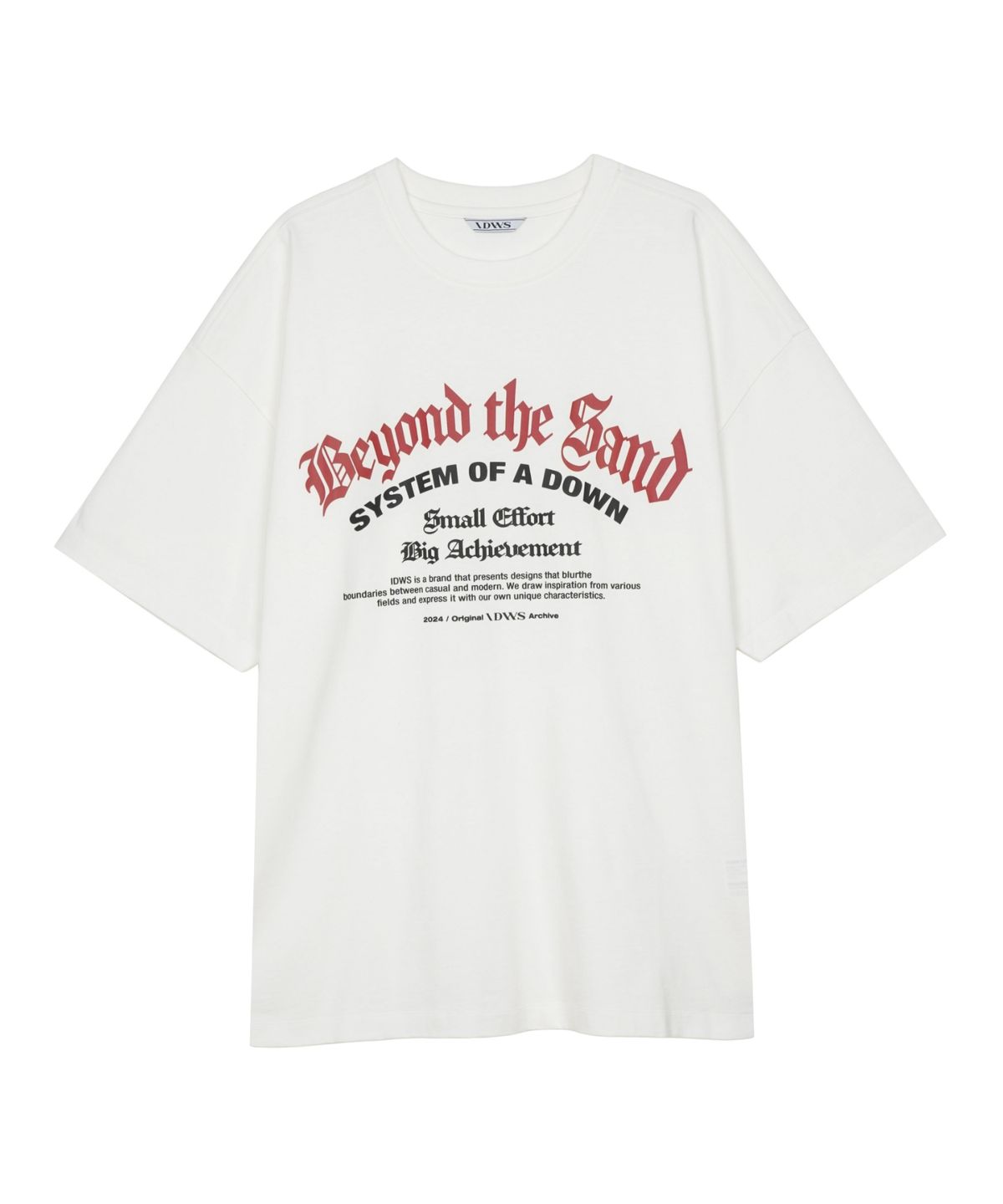 아이돈워너셀(IDWS) System Down T-Shirt White