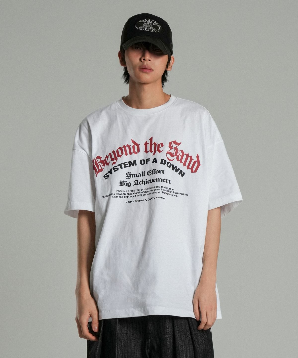 아이돈워너셀(IDWS) System Down T-Shirt White