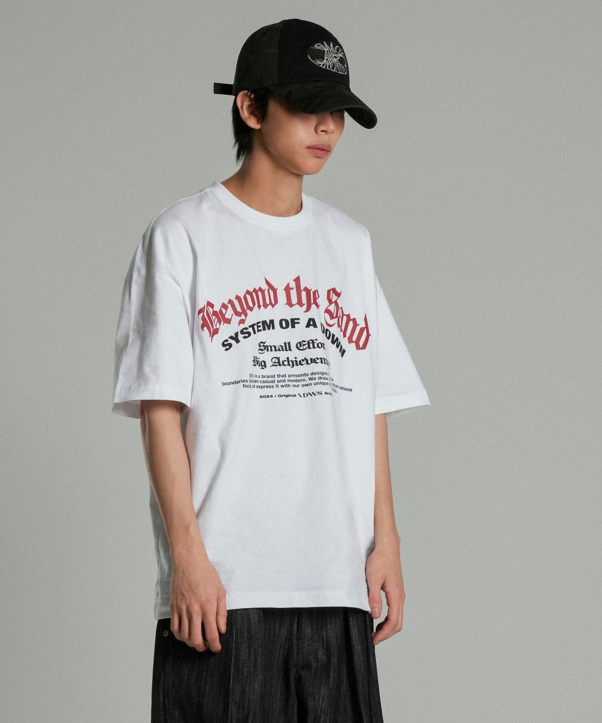 아이돈워너셀(IDWS) System Down T-Shirt White
