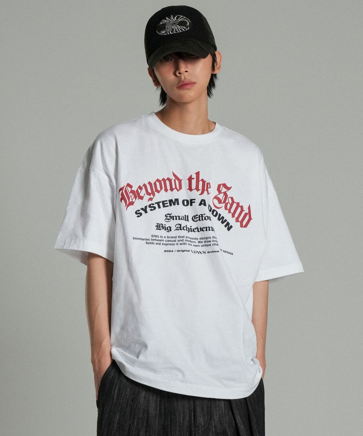 아이돈워너셀(IDWS) System Down T-Shirt White
