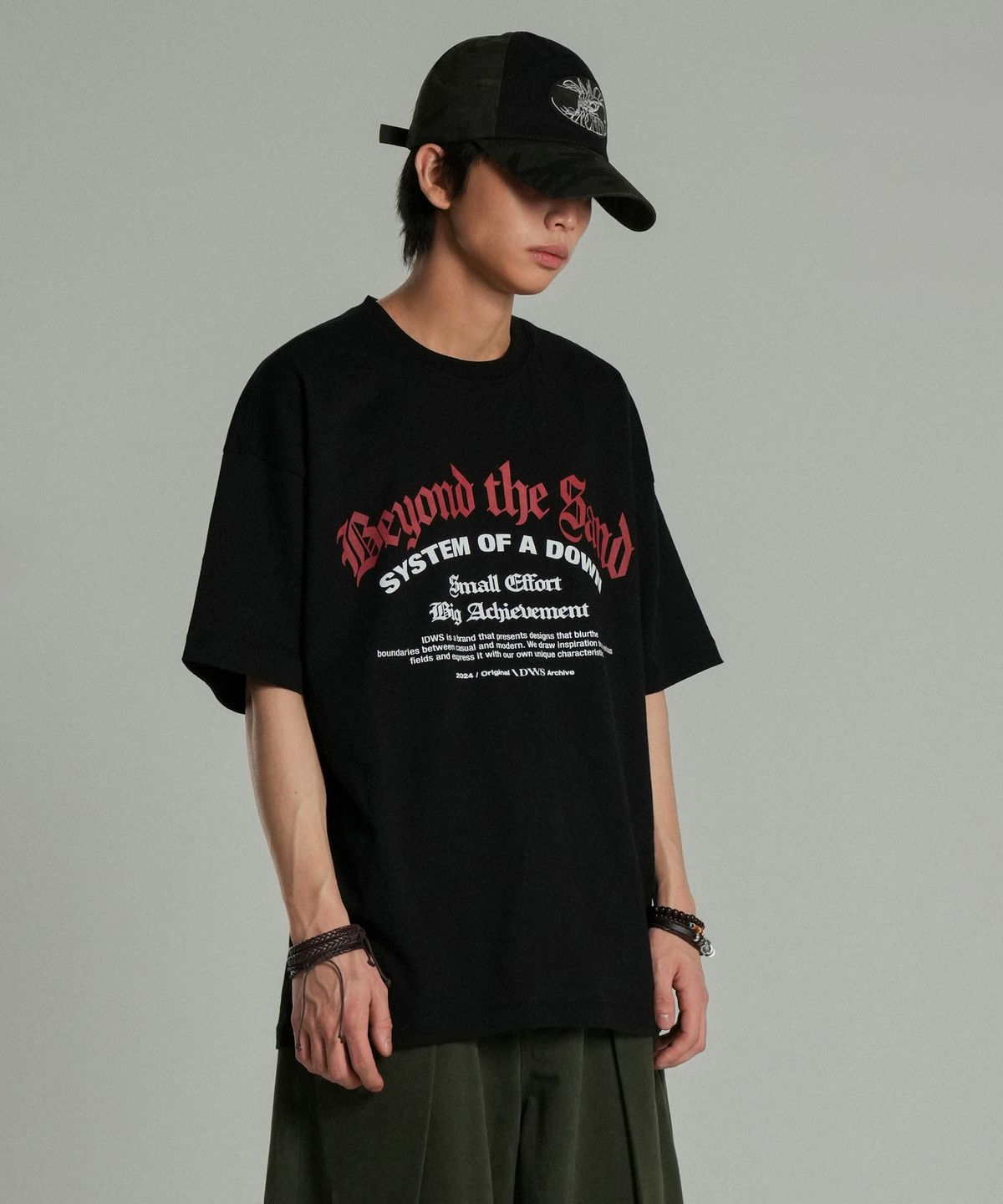 아이돈워너셀(IDWS) System Down T-Shirt Black
