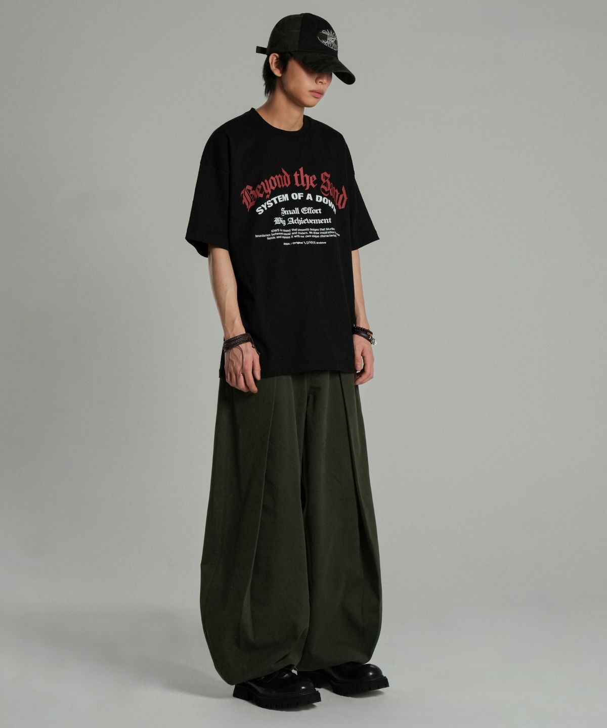 아이돈워너셀(IDWS) System Down T-Shirt Black