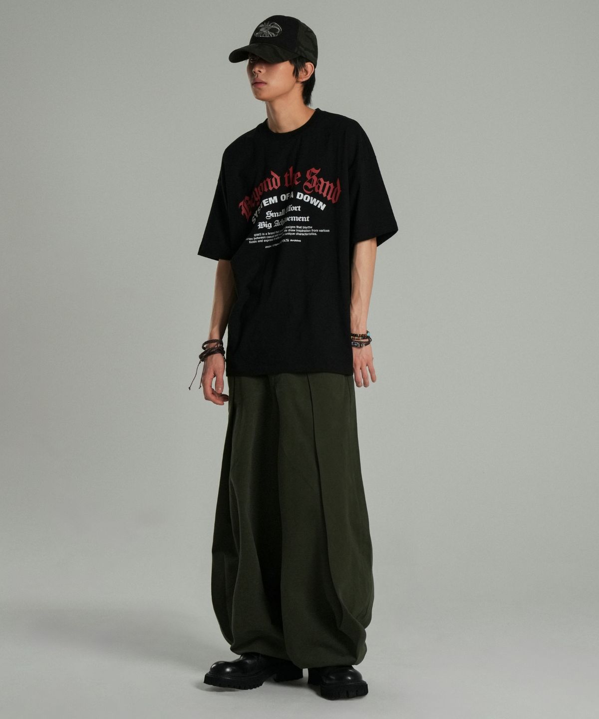 아이돈워너셀(IDWS) System Down T-Shirt Black