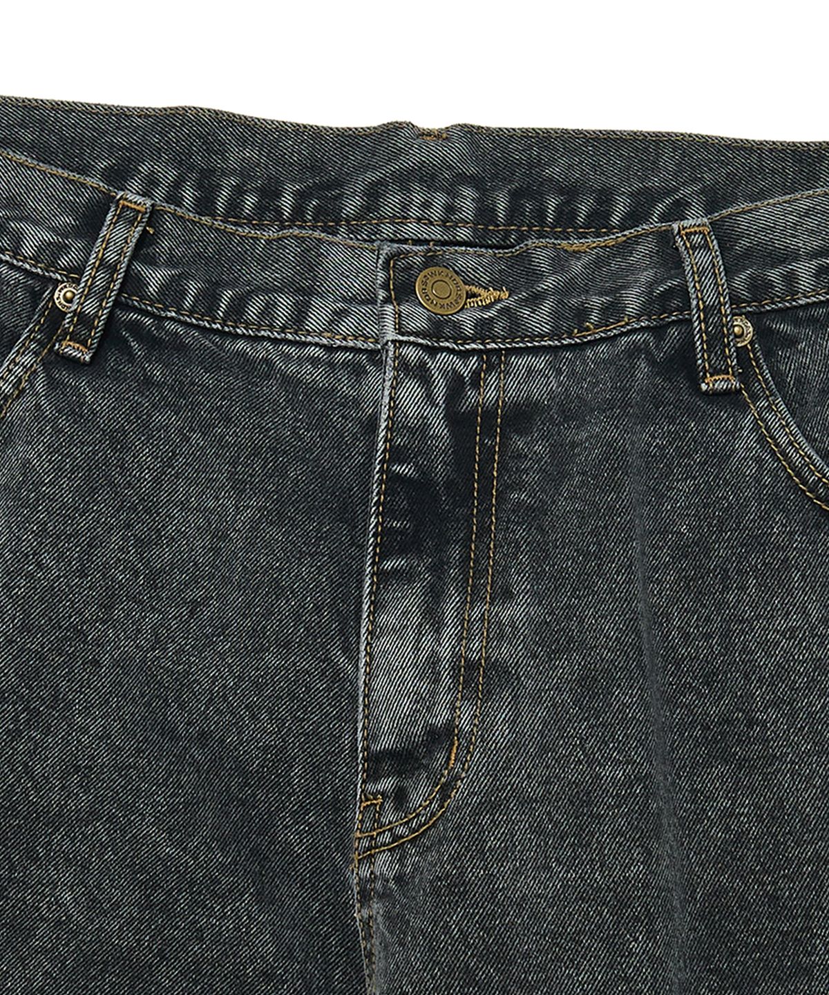 위캔더스(WKNDRS) PIERROT DENIM PANTS (D.GREY)