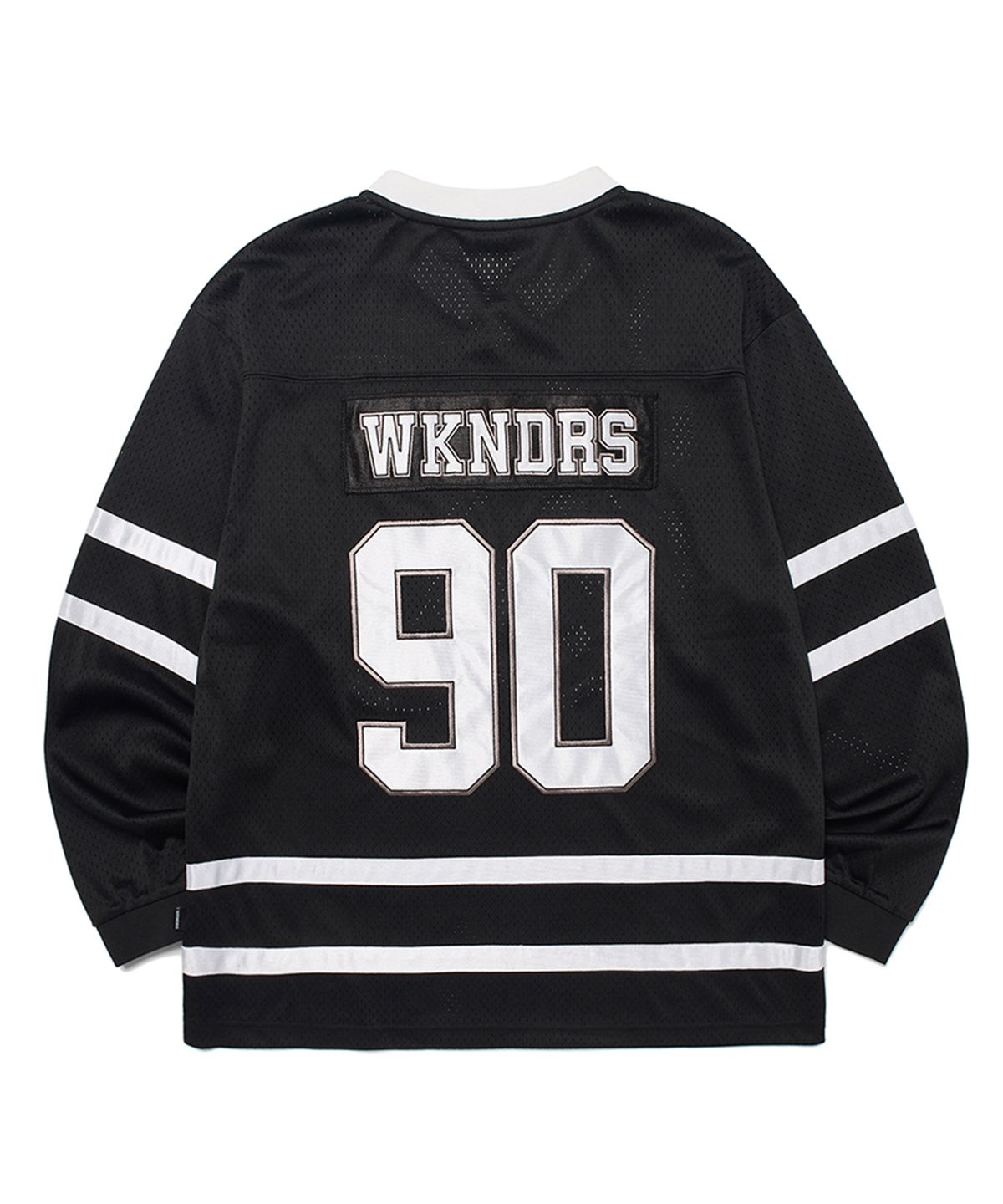위캔더스(WKNDRS) GUARDIAN FOOTBALL JERSEY (BLACK)