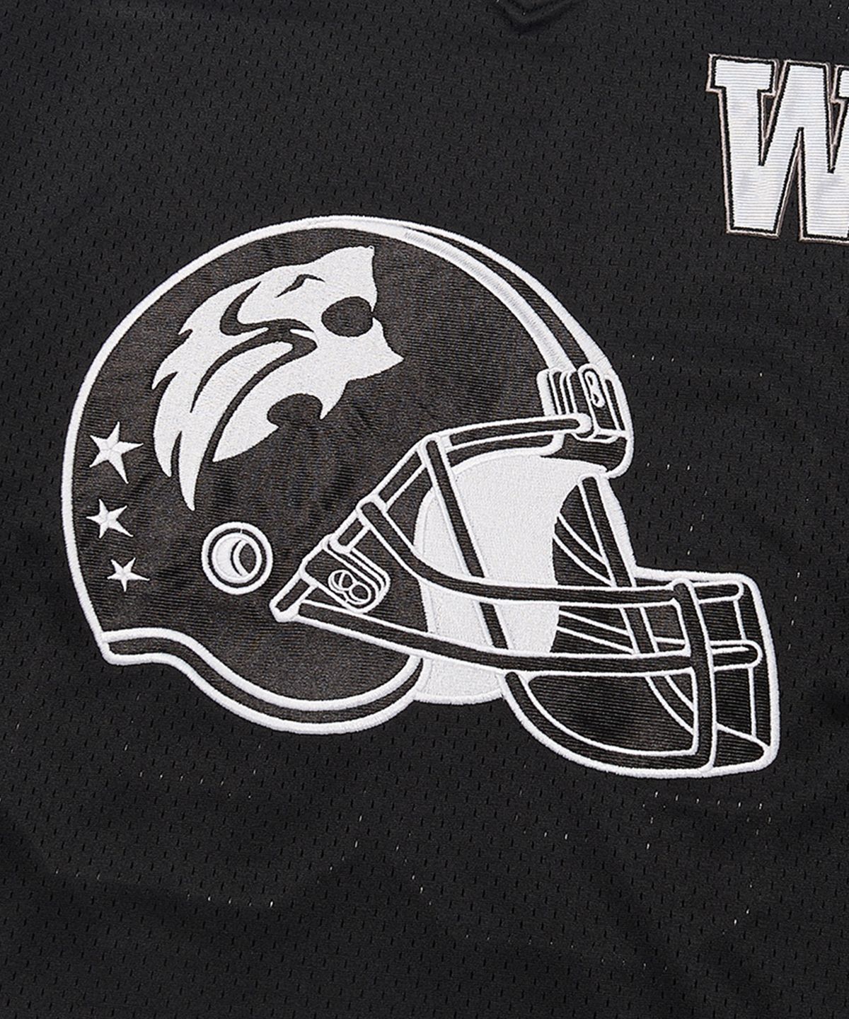 위캔더스(WKNDRS) GUARDIAN FOOTBALL JERSEY (BLACK)