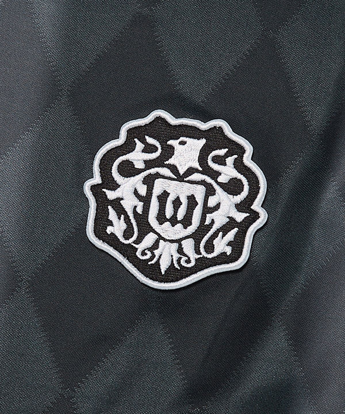 위캔더스(WKNDRS) STRIPE SOCCER JERSEY (BLACK)