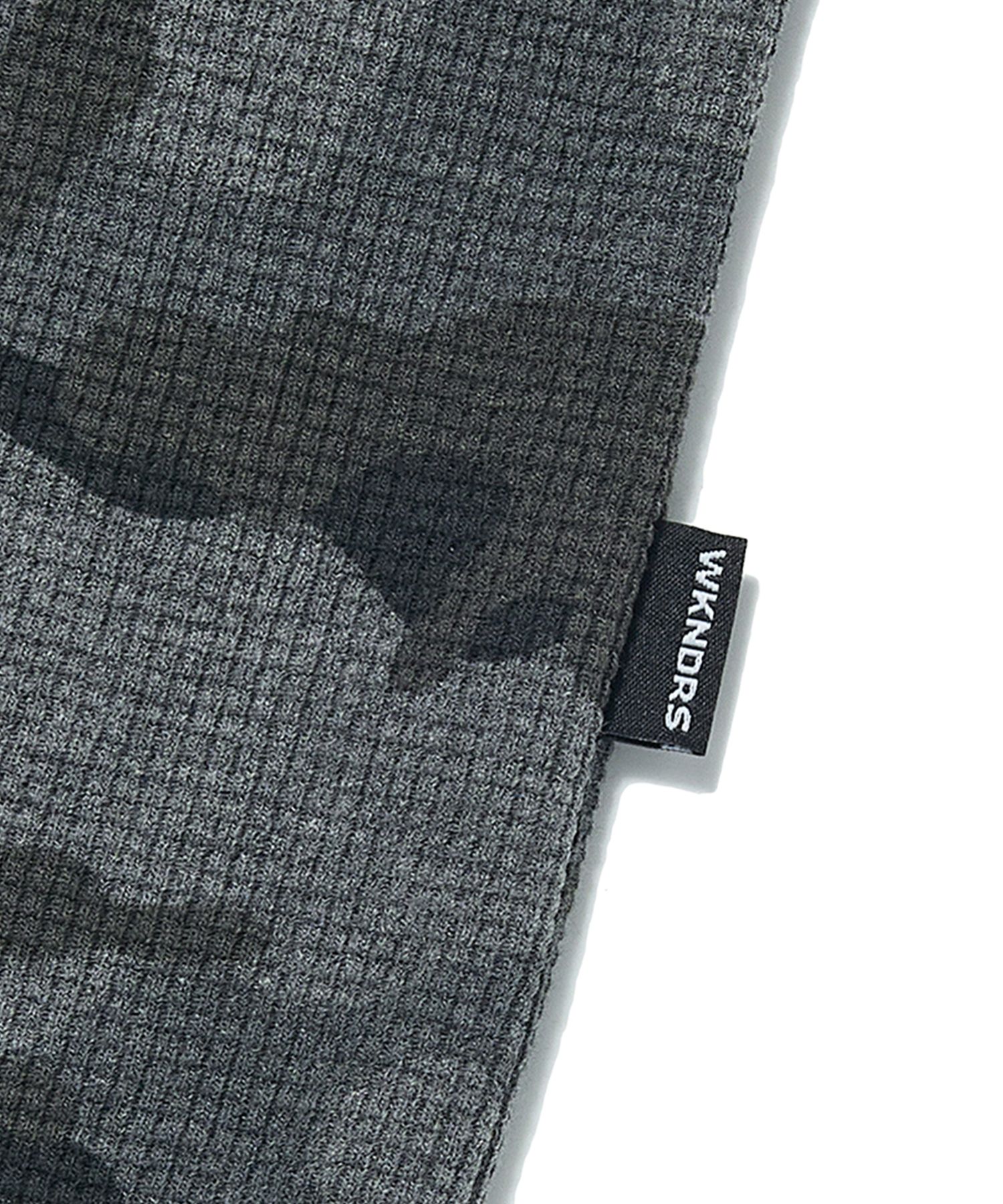 Tシャツ・カットソー WKNDRS CAMO WAFFLE LS T-SHIRT 5MM485 MUSINSA | WKNDRS CAMO WAFFLE LS T-SHIRT (D.GREY)