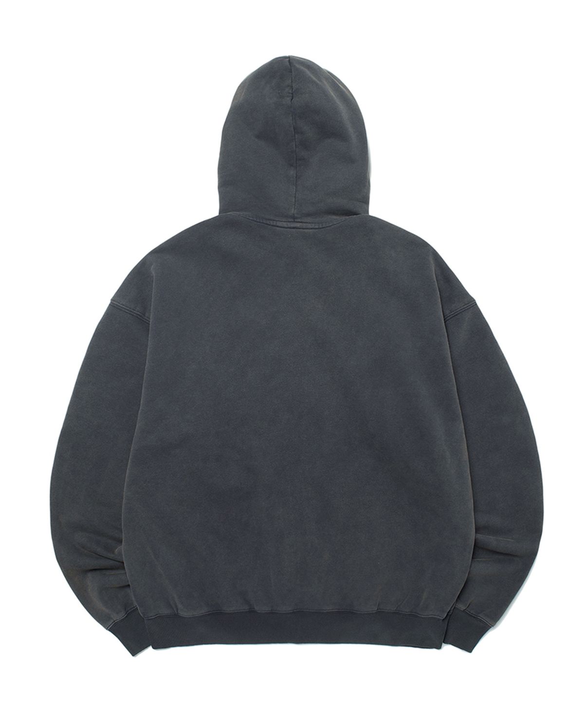 위캔더스(WKNDRS) APPLIQUE ZIPUP HOODIE (CHARCOAL)