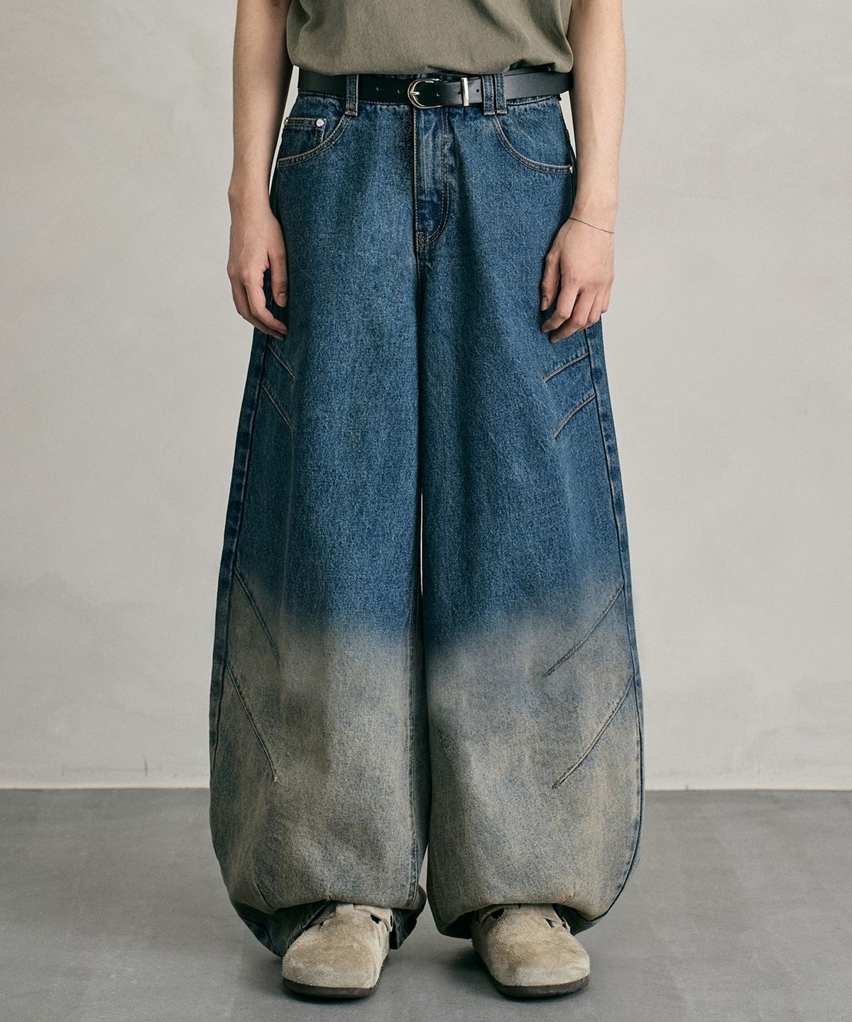 데케트(DECET) Balloon Wide Jeans DCPT055BlueA