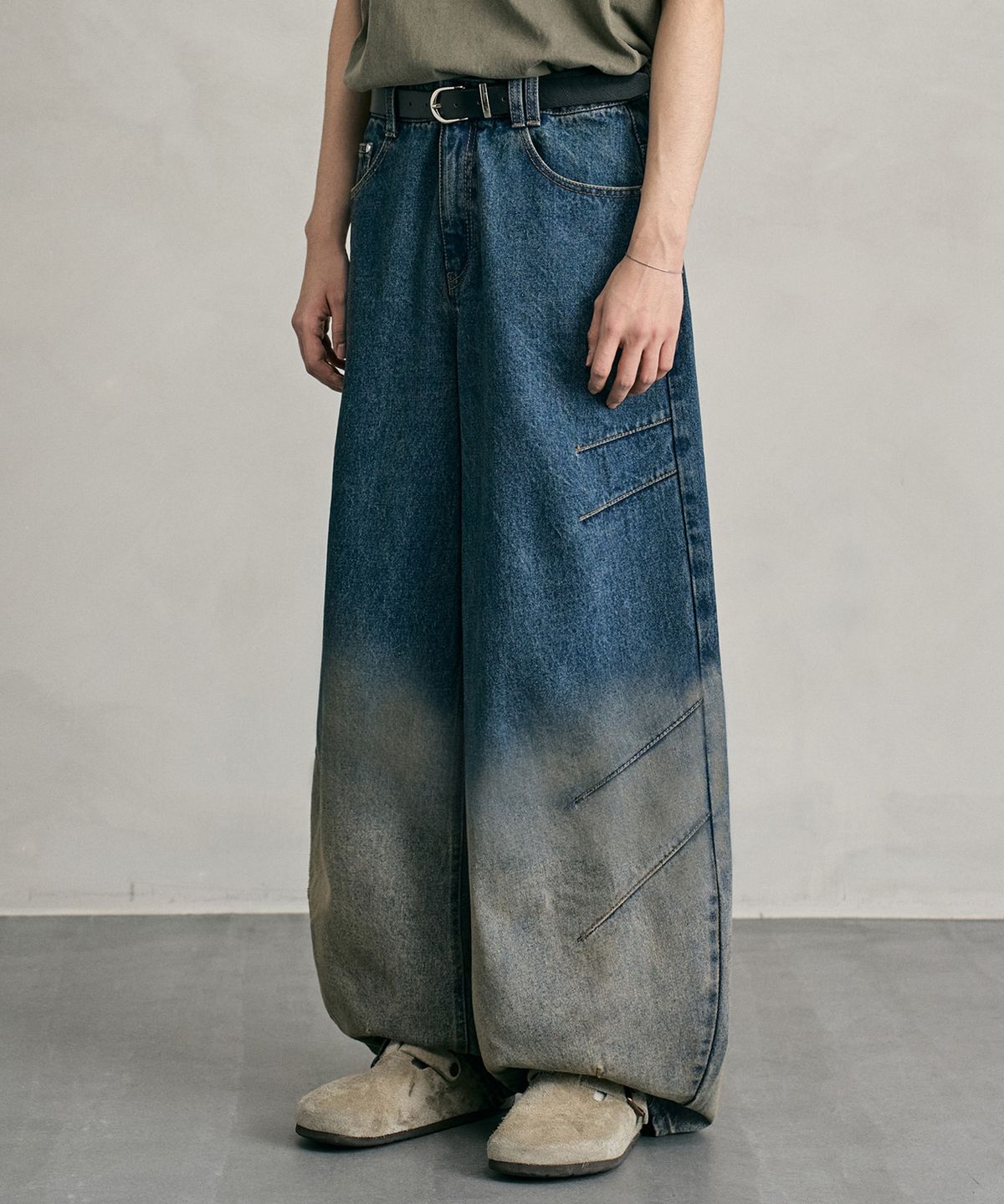 데케트(DECET) Balloon Wide Jeans DCPT055BlueA