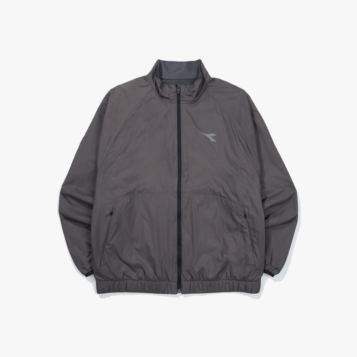디아도라(diadora) 써마플로우 메쉬플리스 러닝 자켓 GREY