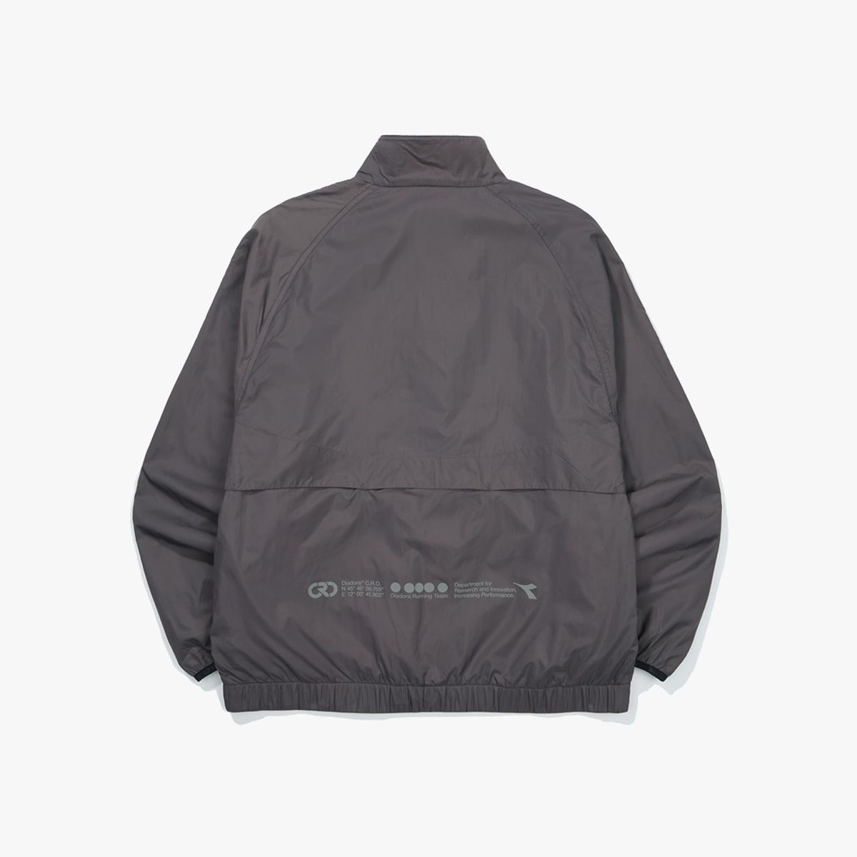 디아도라(diadora) 써마플로우 메쉬플리스 러닝 자켓 GREY