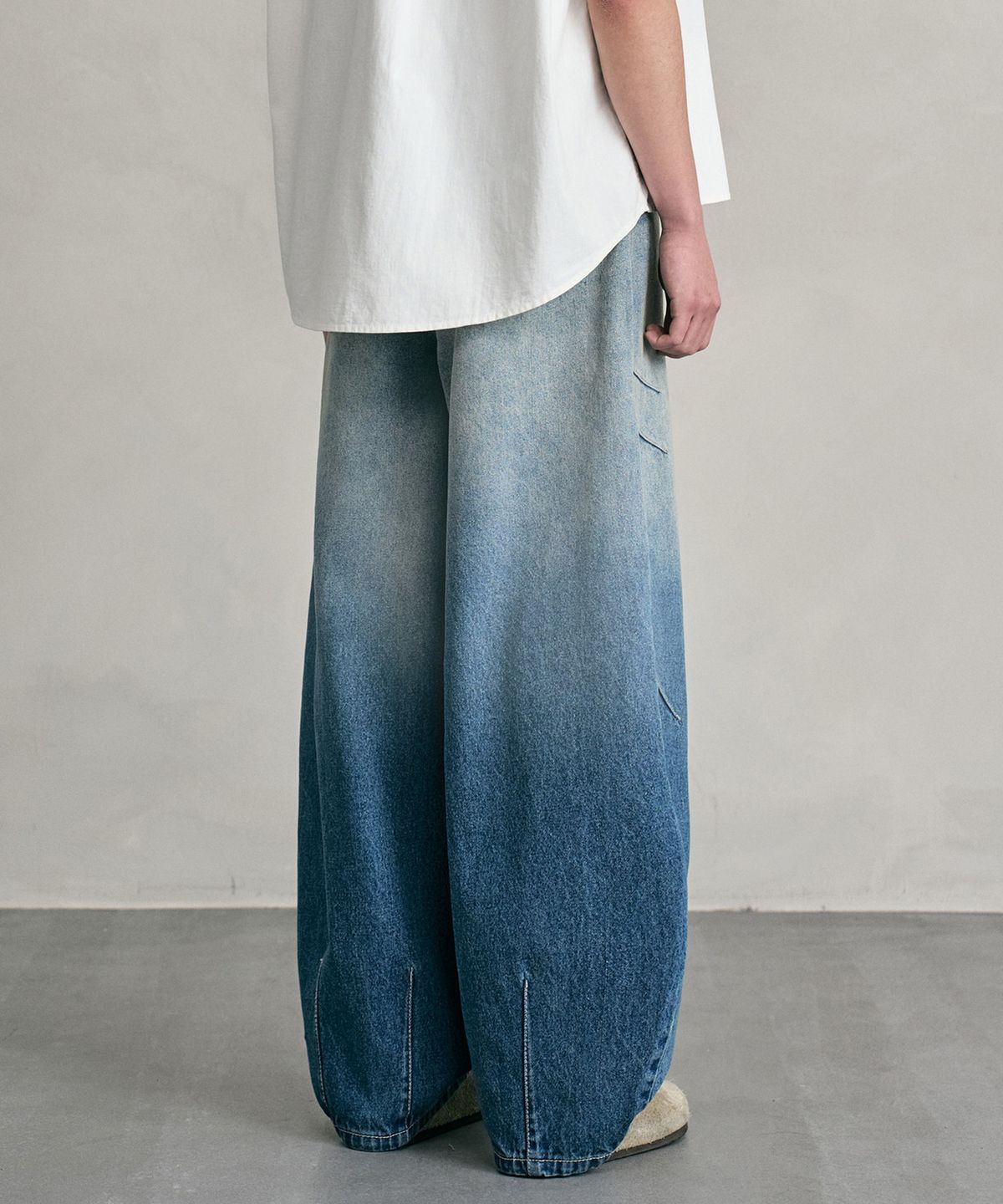 데케트(DECET) Balloon Wide Jeans DCPT055LightBlueA