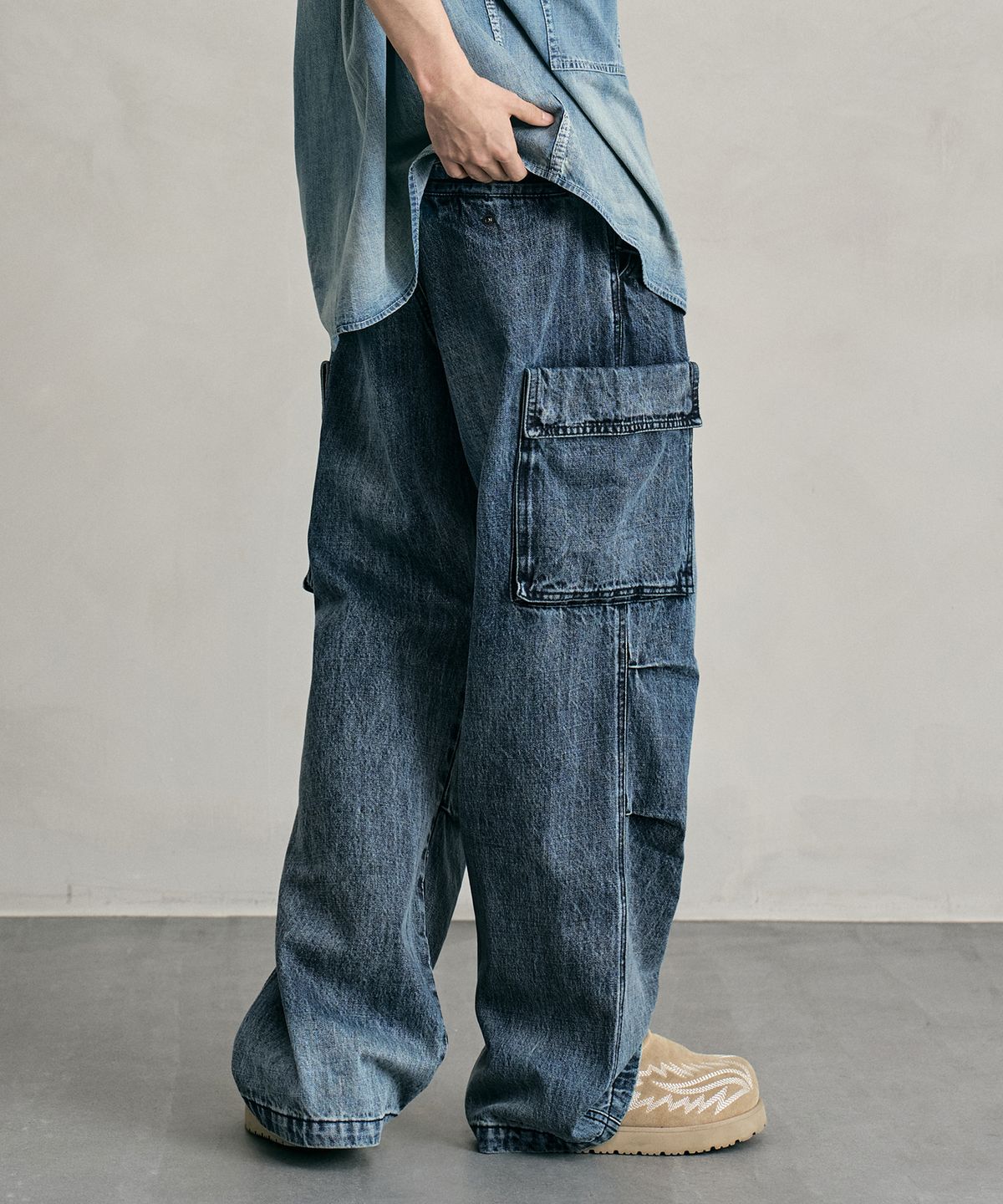 데케트(DECET) M51 Field Jeans DCPT057BlueA
