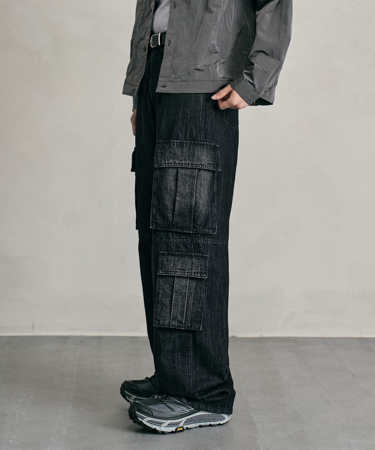 데케트(DECET) Multi Pocket Jeans DCPT058BlackA