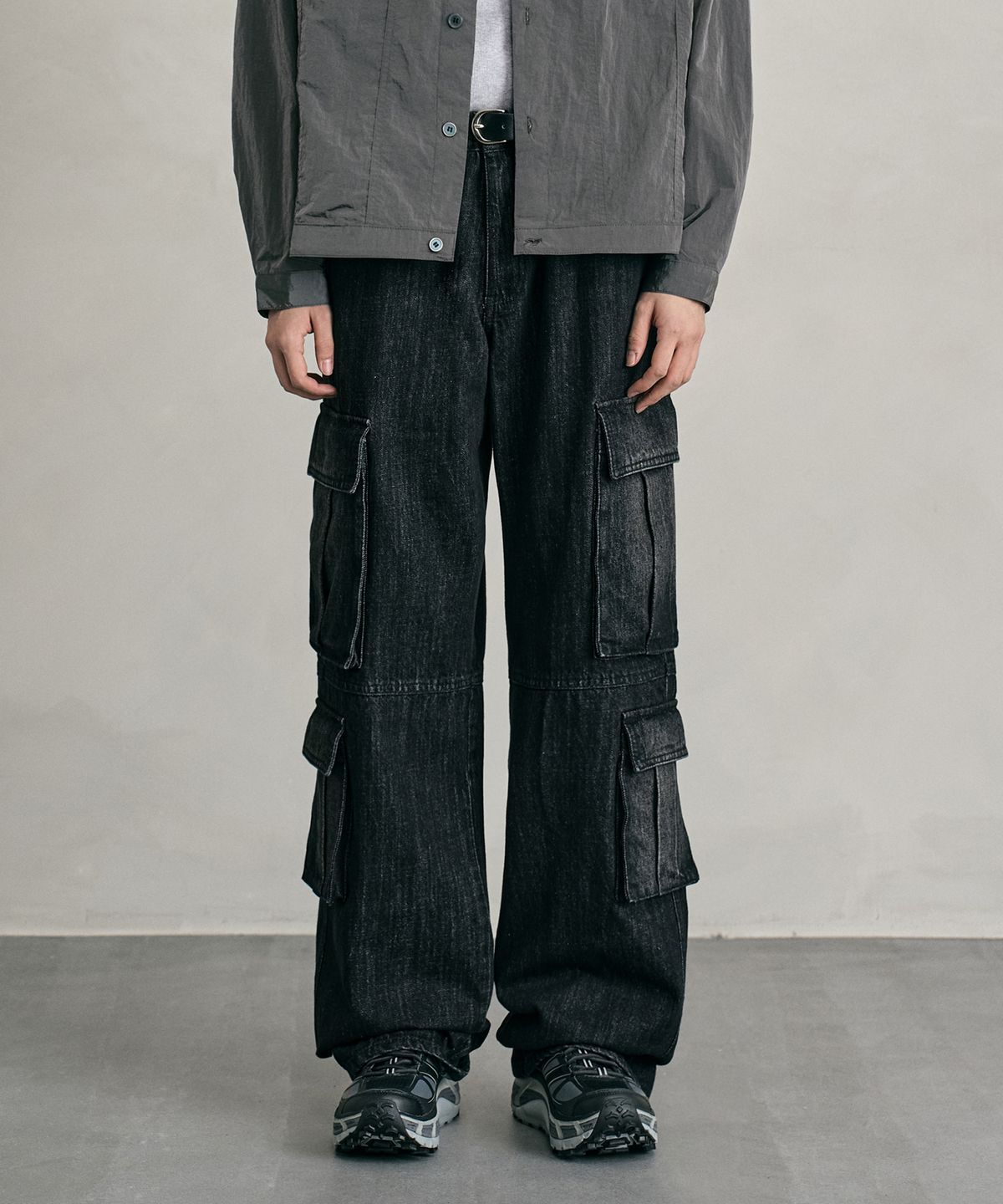 데케트(DECET) Multi Pocket Jeans DCPT058BlackA