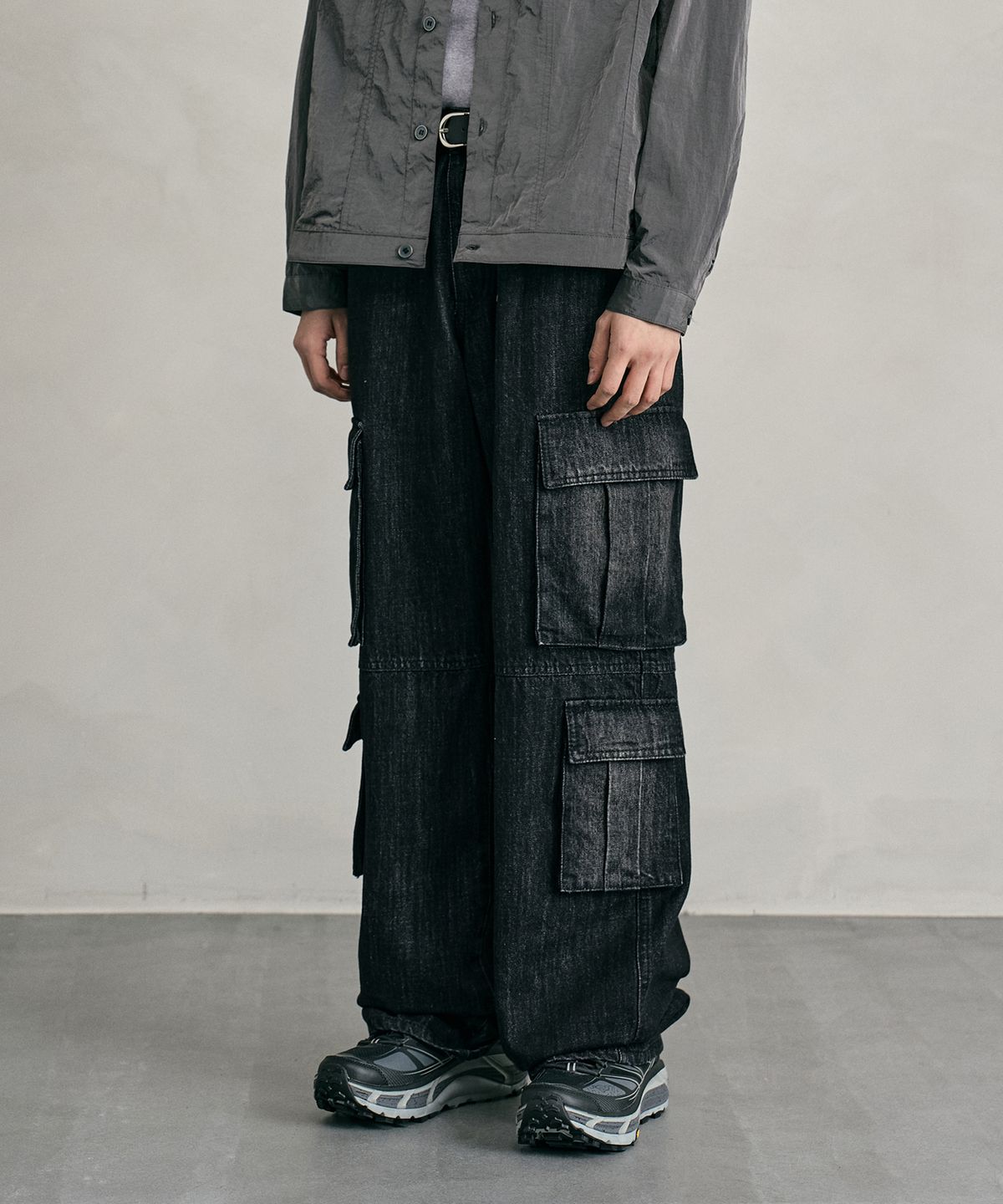 데케트(DECET) Multi Pocket Jeans DCPT058BlackA