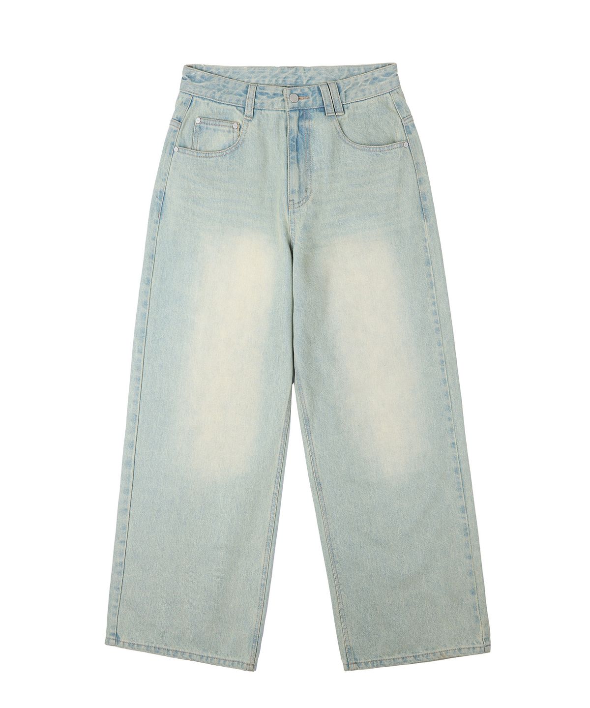 데케트(DECET) Tin Washed Wide Jeans DCPT059GNBlueB