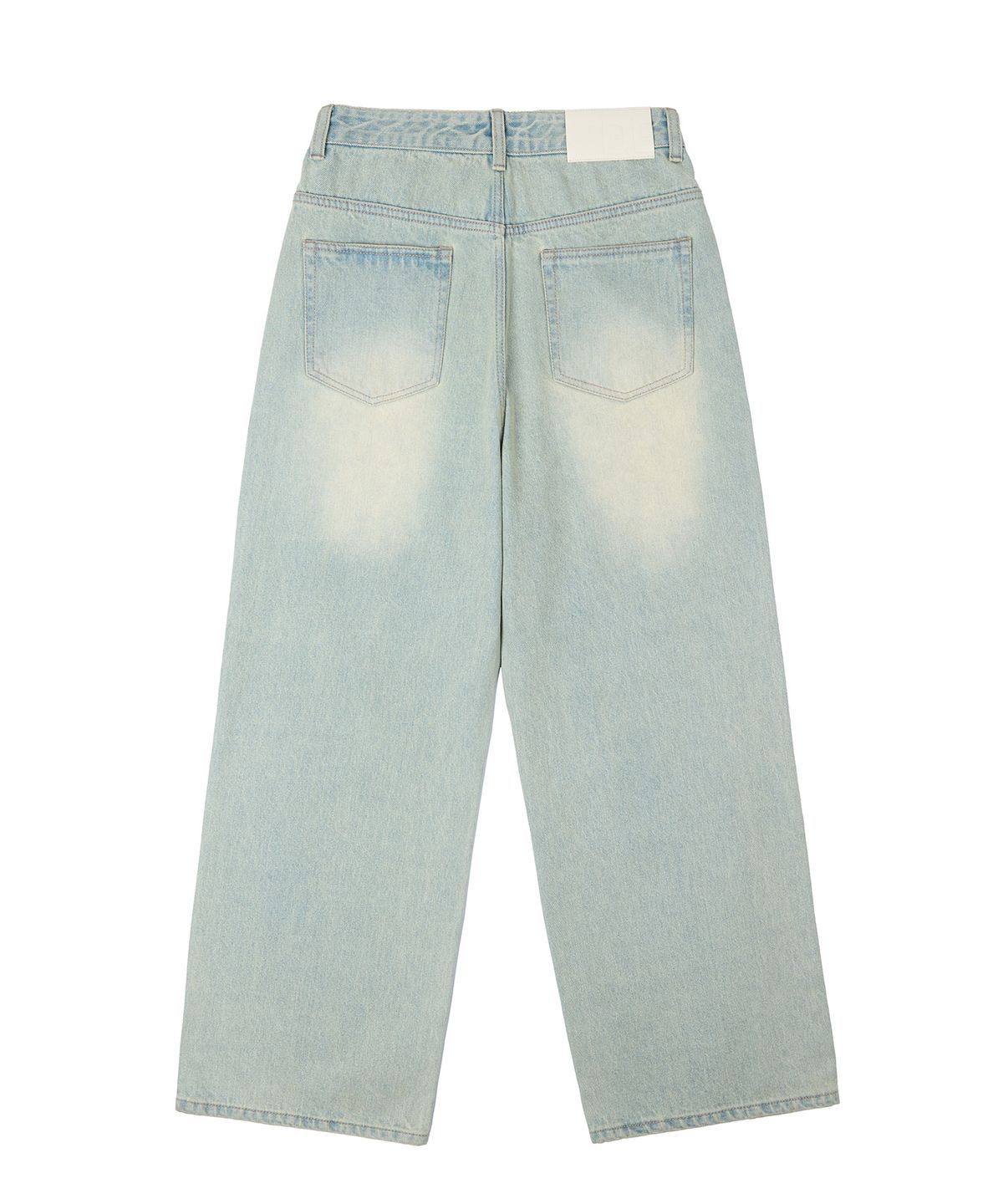데케트(DECET) Tin Washed Wide Jeans DCPT059GNBlueB
