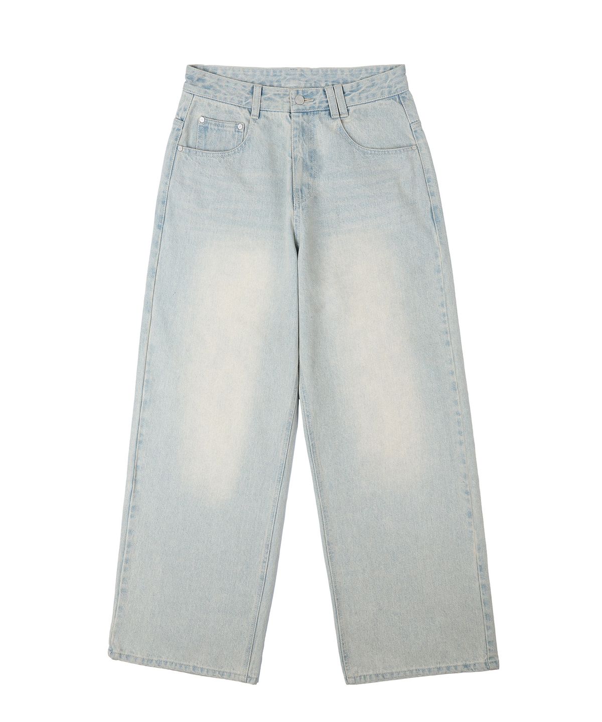 데케트(DECET) Tin Washed Wide Jeans DCPT059IceBlueB