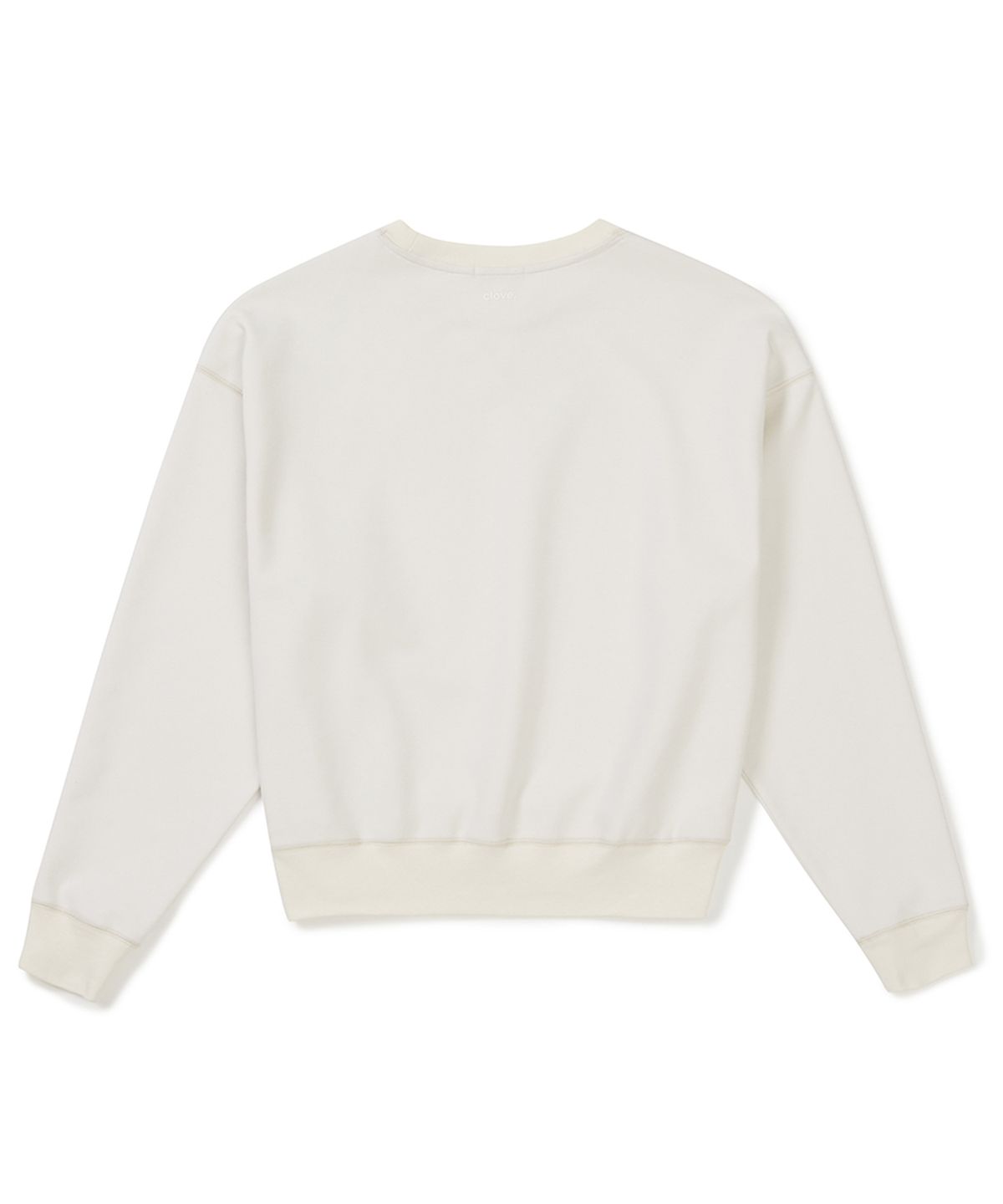 클로브(CLOVE) [25SS clove] Soft Crop Sweatshirt (Light Beige)